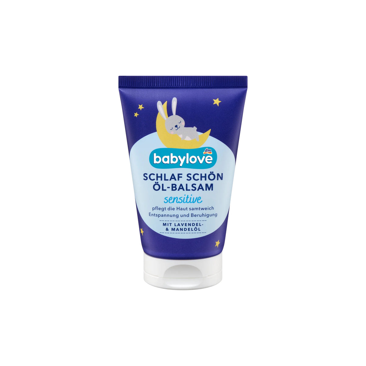 babylove Sleep Well Sensitive Baby Oil Balm with Lavender & Almond Oil, 50 ml