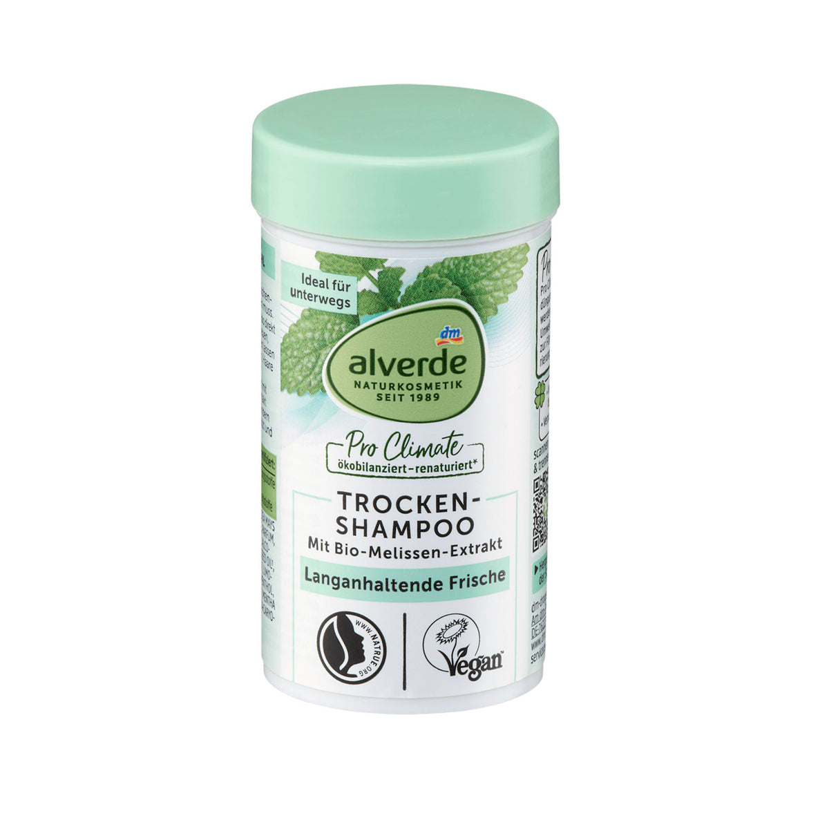 alverde NATURKOSMETIK Dry Shampoo with Organic Lemon Balm Extract, 20 g