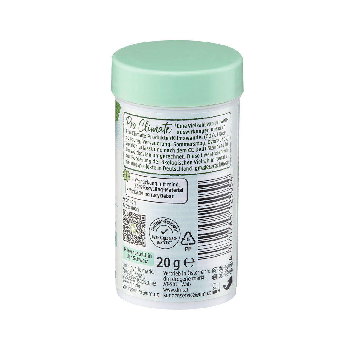 alverde NATURKOSMETIK Dry Shampoo with Organic Lemon Balm Extract, 20 g