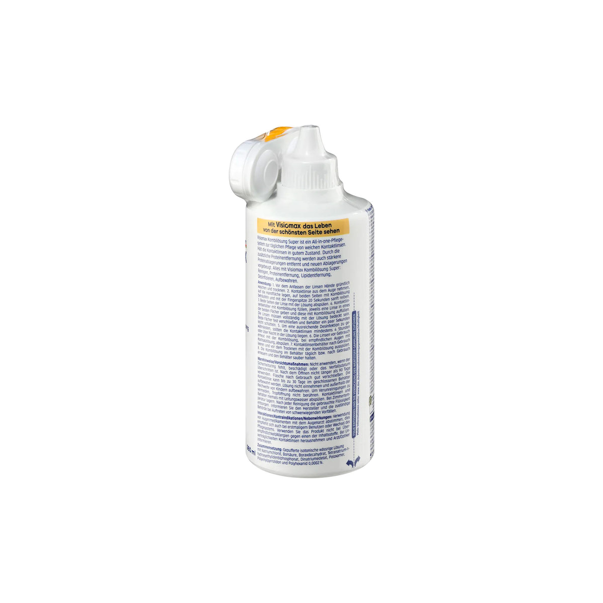 VISIOMAX Super Multi-Purpose Contact Lens Solution with Lens Case, 360 ml