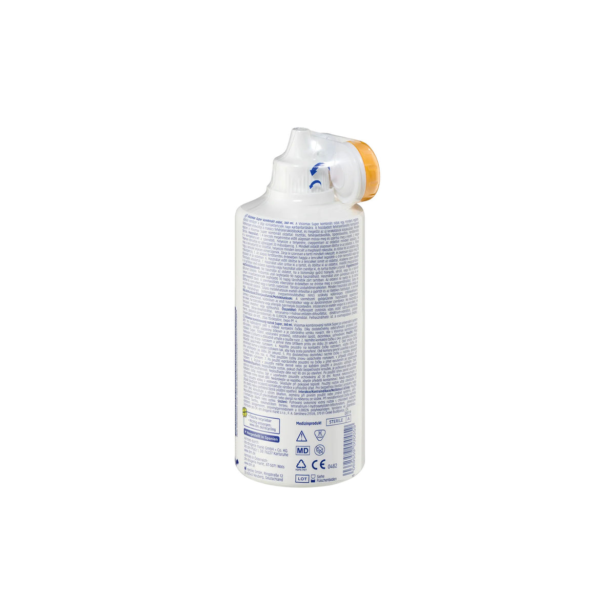 VISIOMAX Super Multi-Purpose Contact Lens Solution with Lens Case, 360 ml
