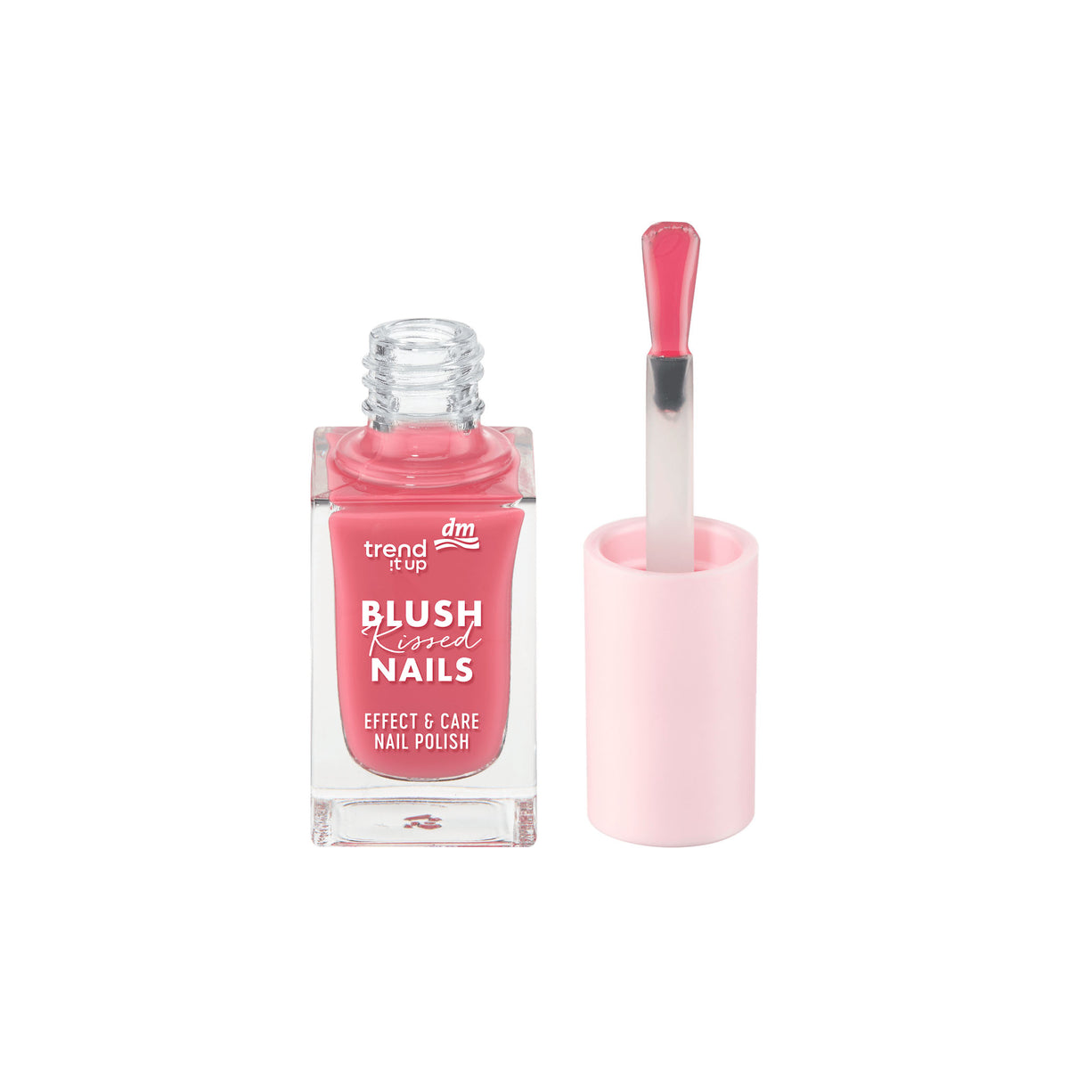trend !t up Blush Kissed Nails Effect & Care Nail Polish, 8 ml – 3 Shades