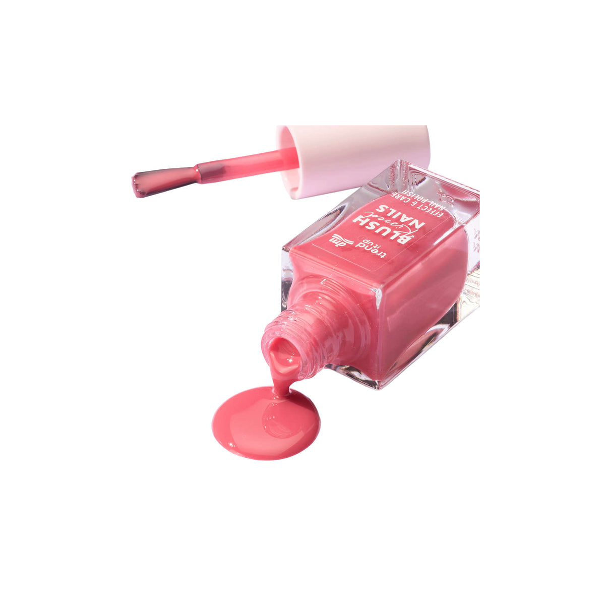 trend !t up Blush Kissed Nails Effect & Care Nail Polish, 8 ml – 3 Shades