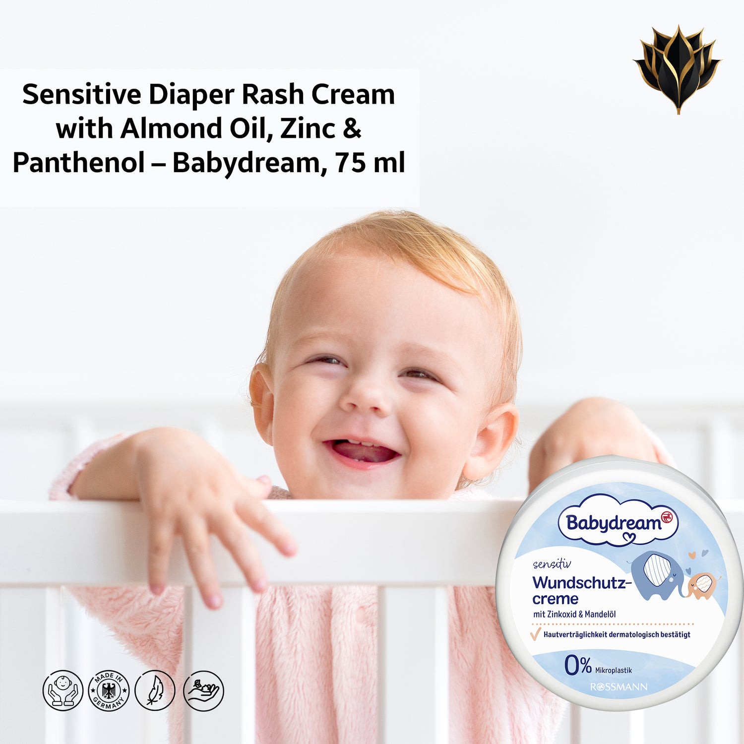 Sensitiv Wound Protection Cream – Babydream, 75 ml