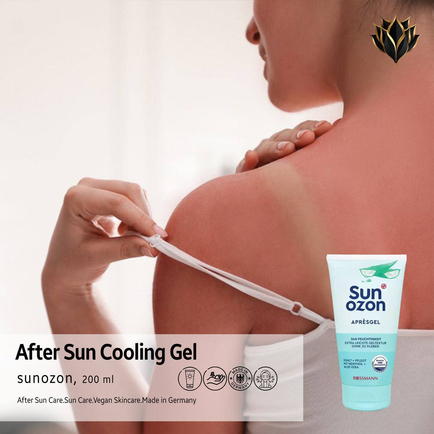 After Sun Cooling Gel – sunozon, 200 ml