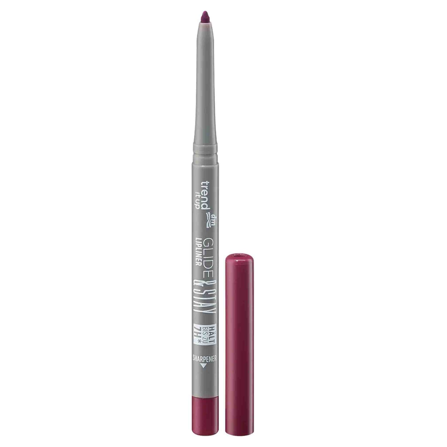 trend IT UP Glide & Stay Lipliner 025 Wine Berry – Waterproof Satin Matte – 0.35 g