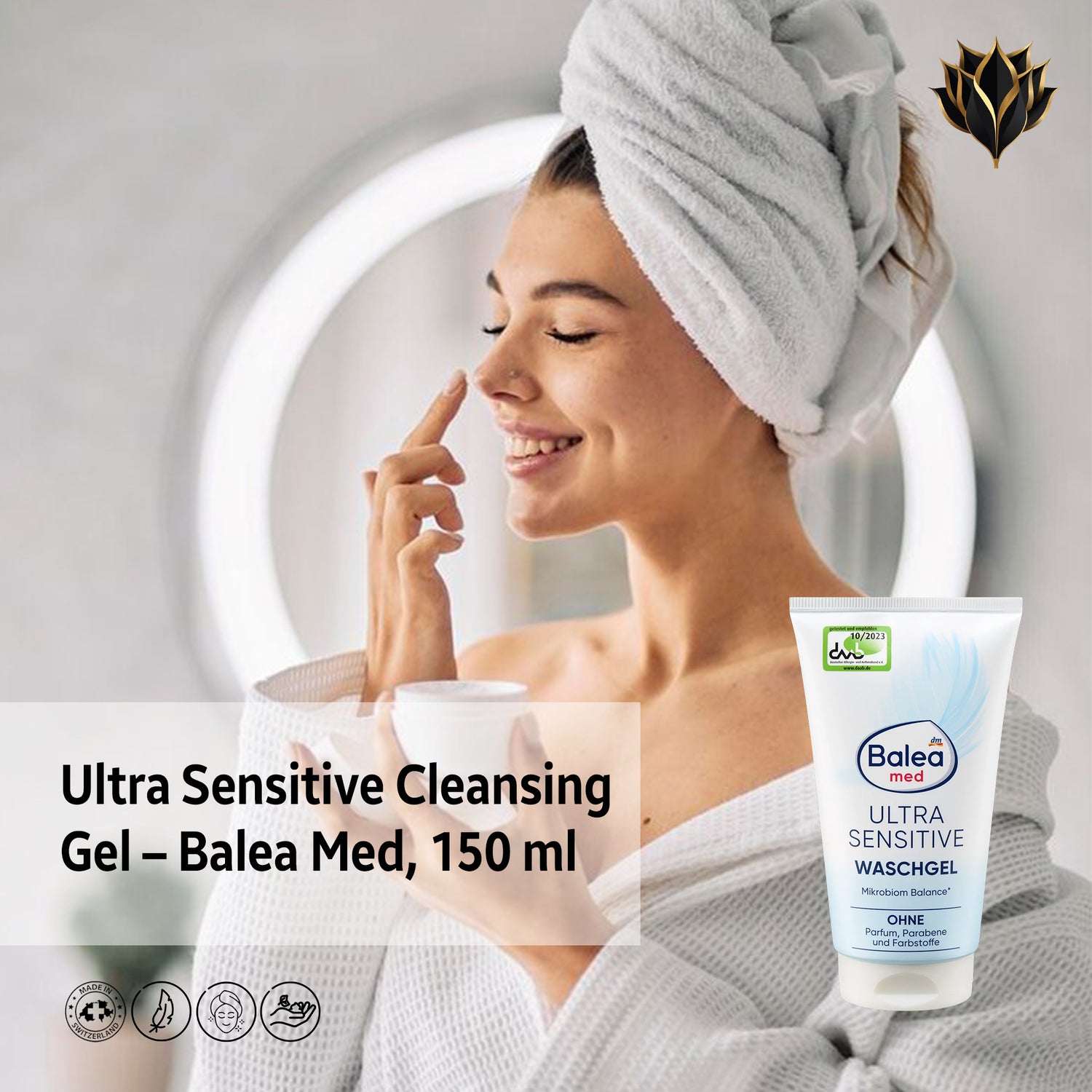 Ultra Sensitive Cleansing Gel – Balea Med, 150 ml