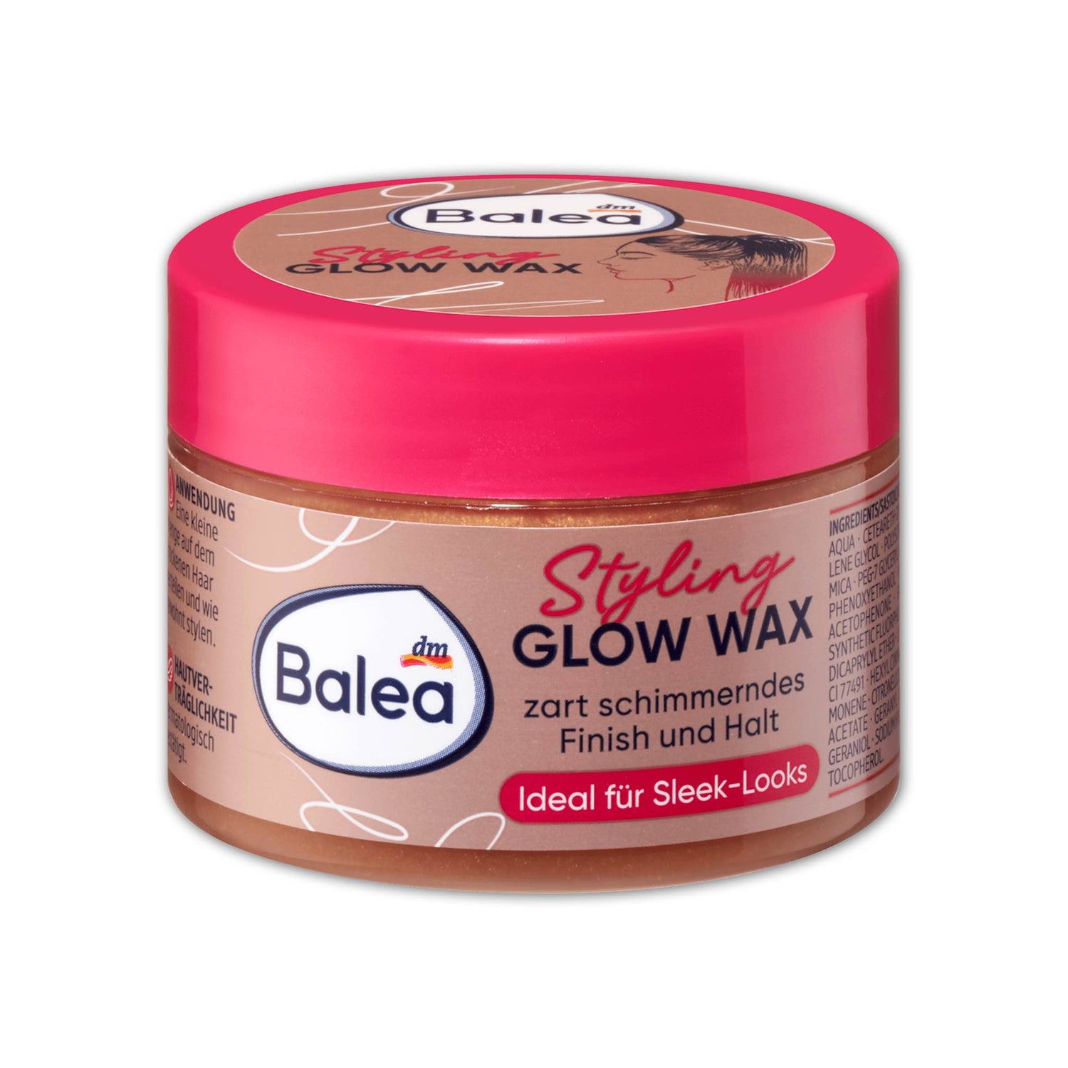 Haarwachs Glow Wax – Balea, 75 ml