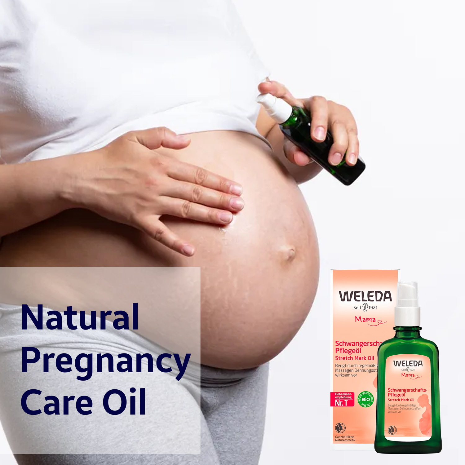 Weleda Pregnancy Stretch Mark Care Oil – Elasticity & Comfort (100 ml)
