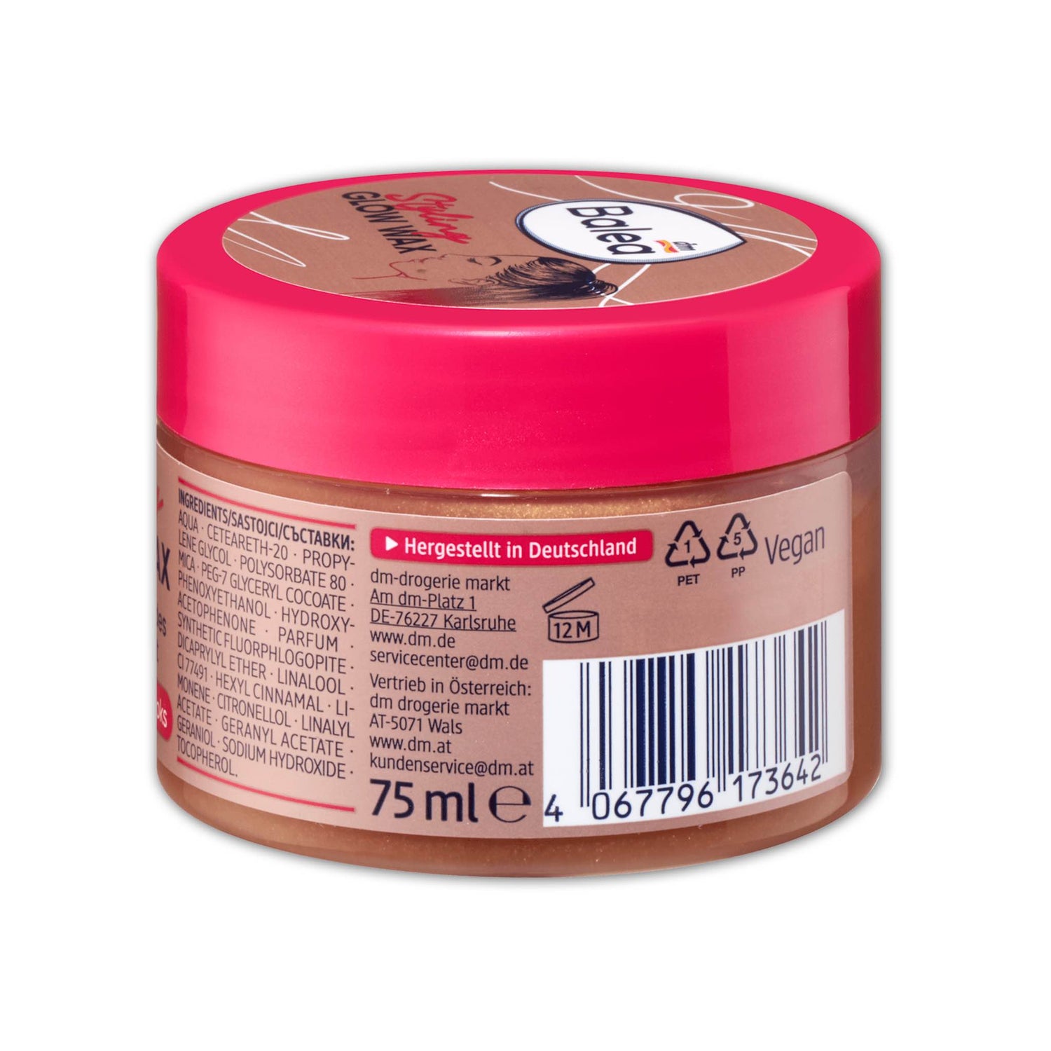 Haarwachs Glow Wax – Balea, 75 ml