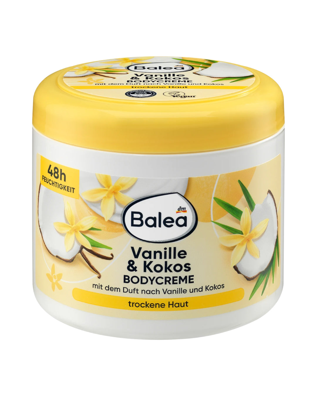 Body Cream Vanilla & Coconut – Balea, 500 ml