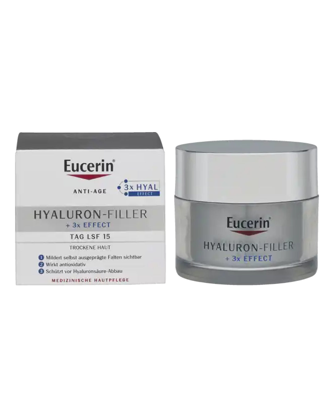 Hyaluron-Filler + 3x Effect Day Cream SPF 15 – Eucerin, 50 ml