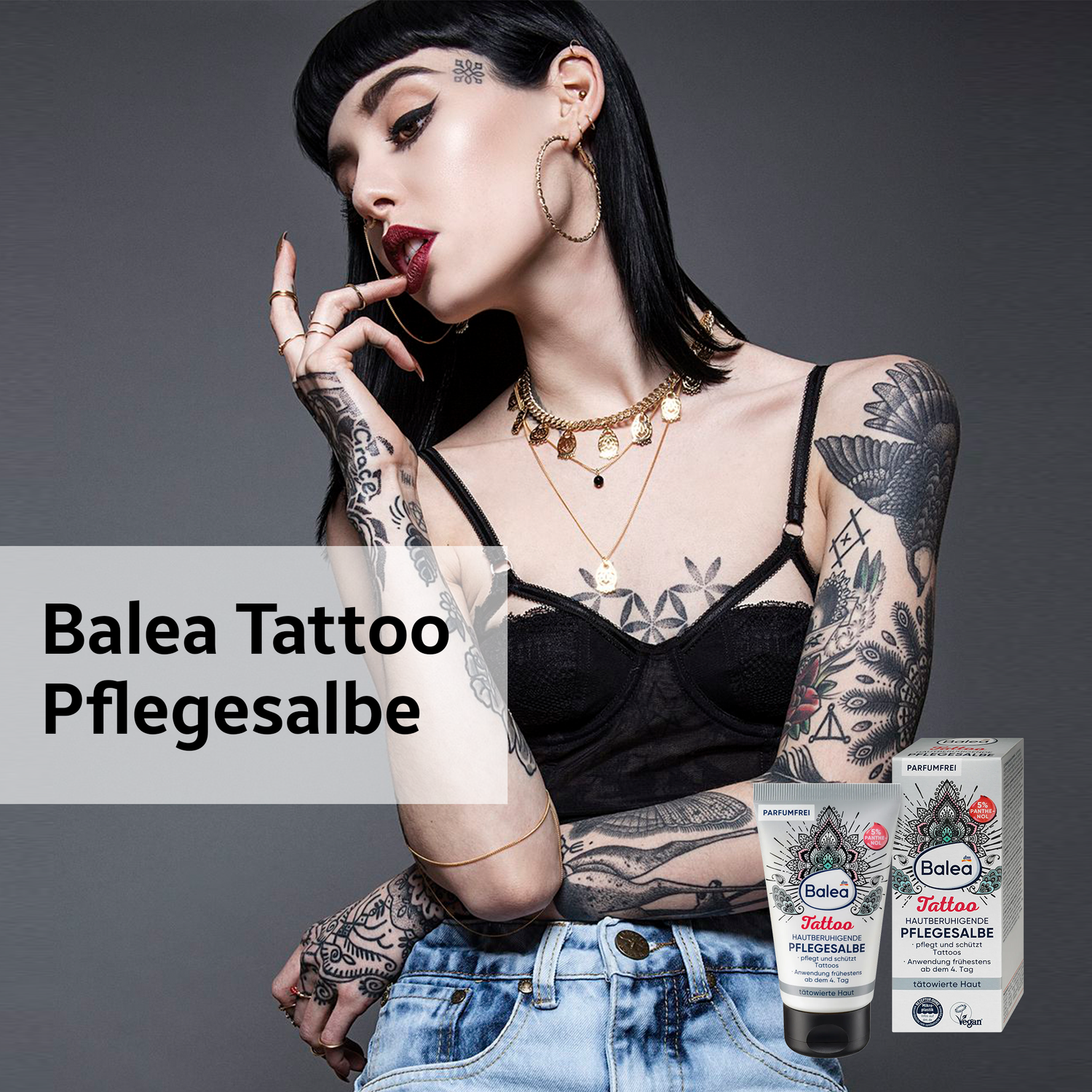 Tattoo Care Ointment – Balea – With Panthenol & Shea Butter (50 ml)