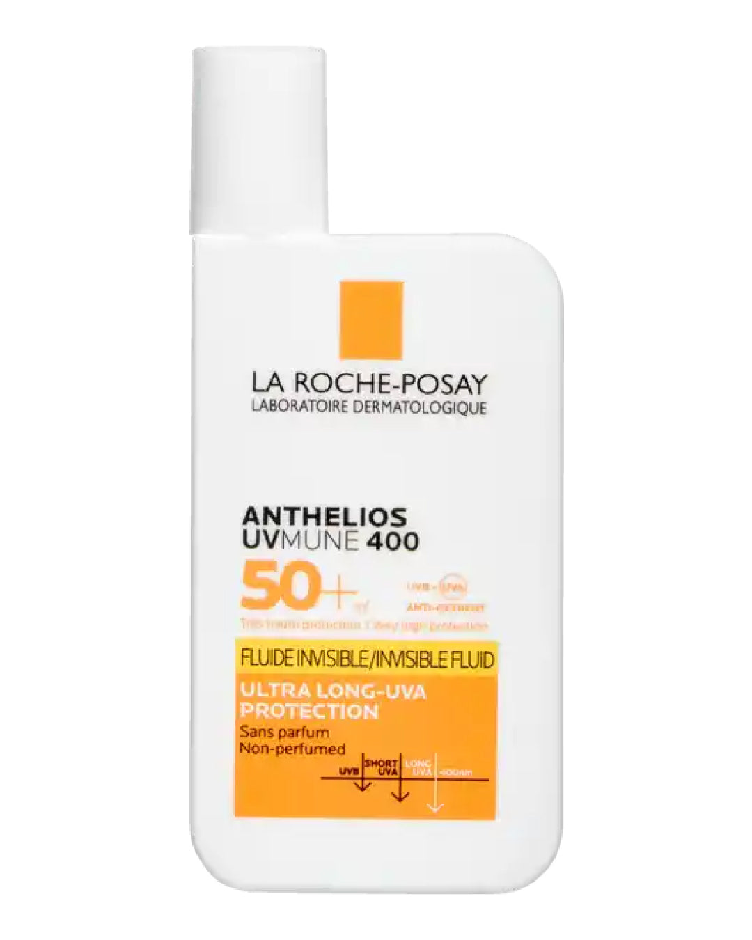 La Roche-Posay Anthelios Invisible Fluid SPF 50+ – Advanced UVA UVB Protection – 50 ml