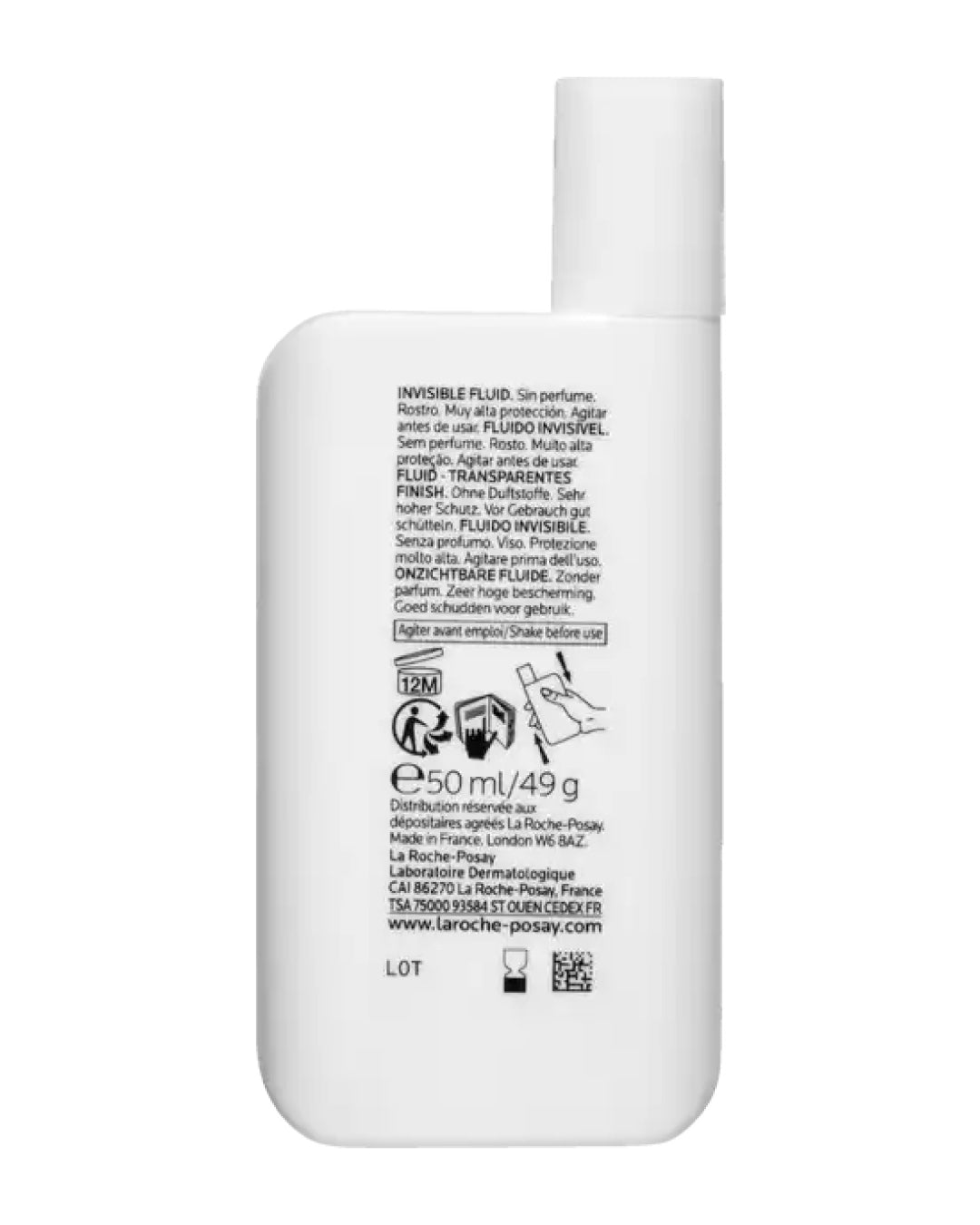 Anthelios Invisible Fluid SPF 50+ – La Roche-Posay, 50 ml