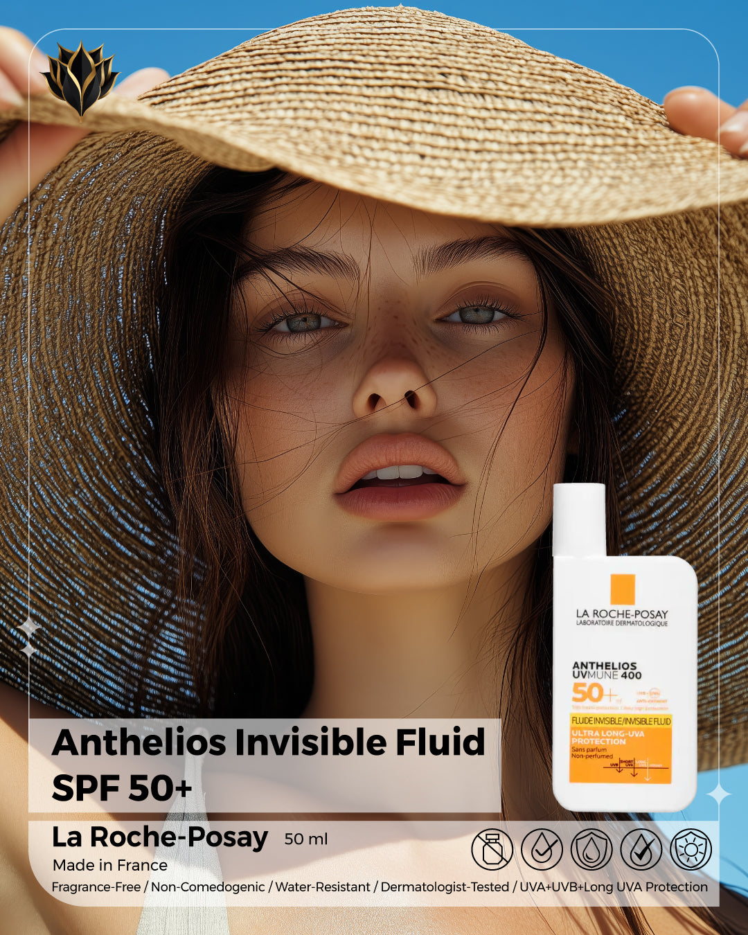 Anthelios Invisible Fluid SPF 50+ – La Roche-Posay, 50 ml