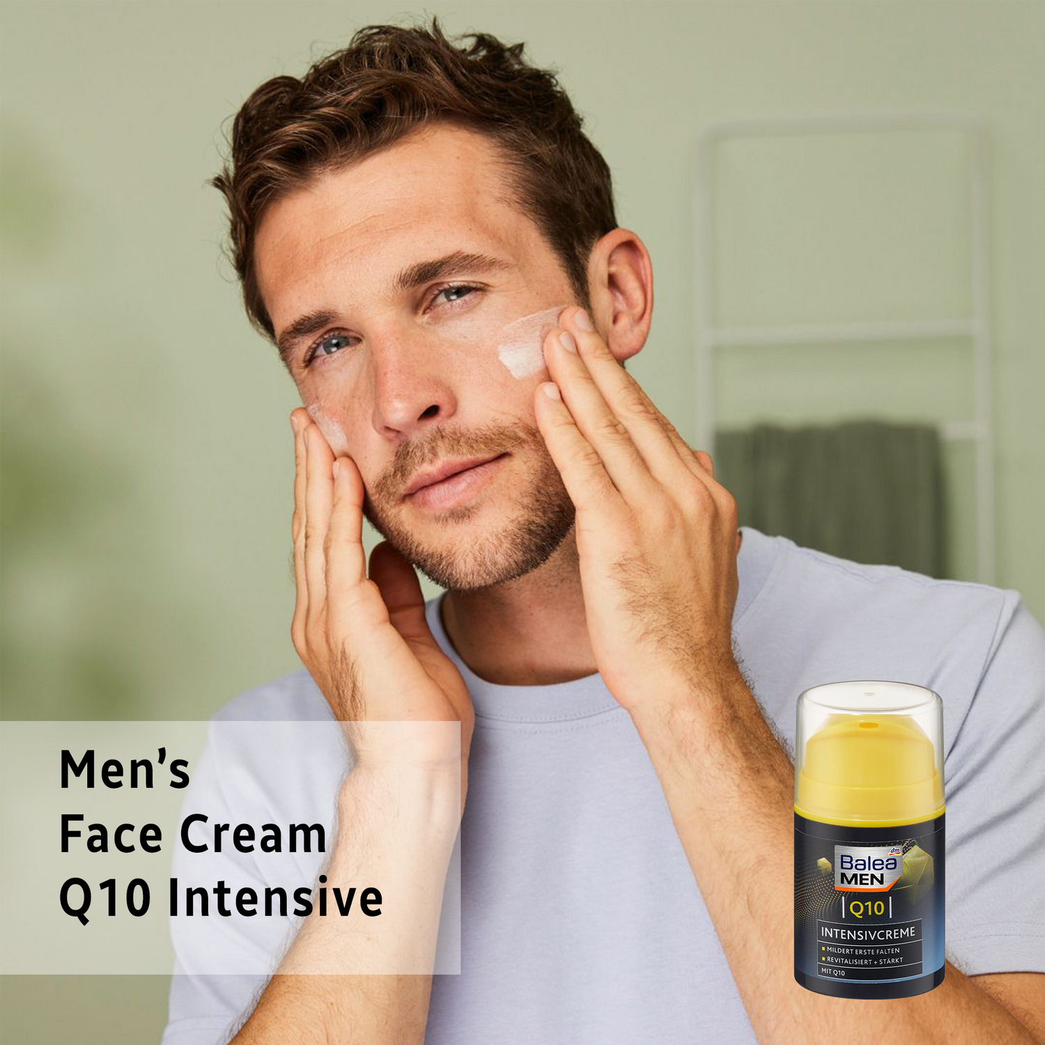 Intensive Face Cream Q10 – Balea MEN – Revitalizing Care with Coenzyme Q10 (50 ml)