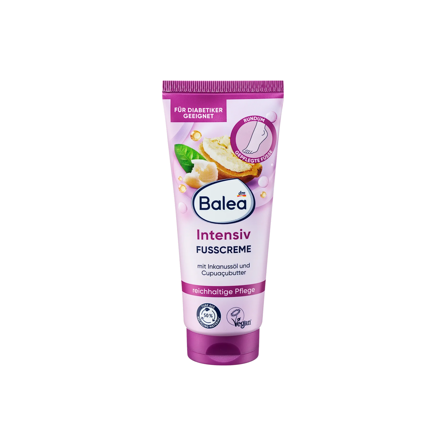 Intensive Foot Cream – Balea – Nourishing Care with Inca Inchi Oil & Cupuaçu Butter (100 ml)