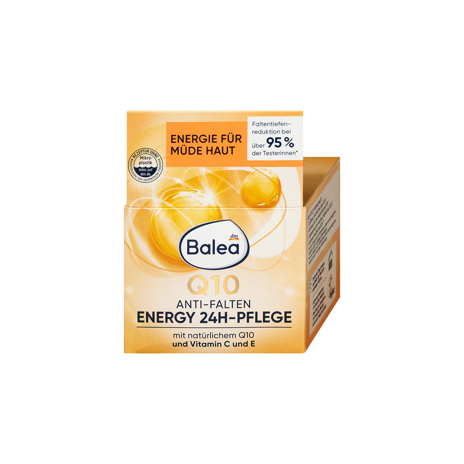 Balea Q10 Anti-Wrinkle Energy 24H Face Cream – Q10, Vitamin C & E – 50 ml