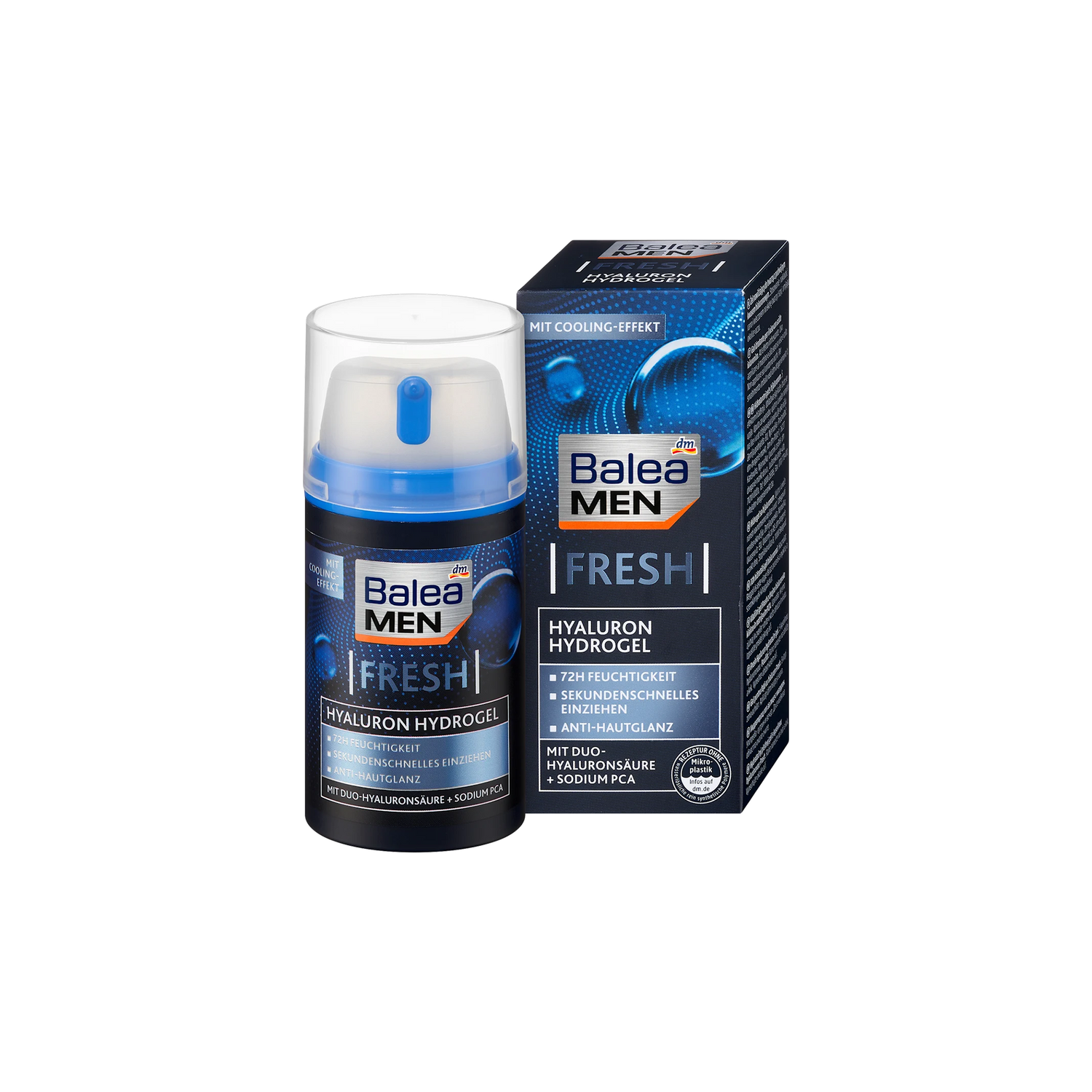 Fresh Hyaluron Hydro Gel – Balea MEN – 72h Hydration & Shine Control (75 ml)