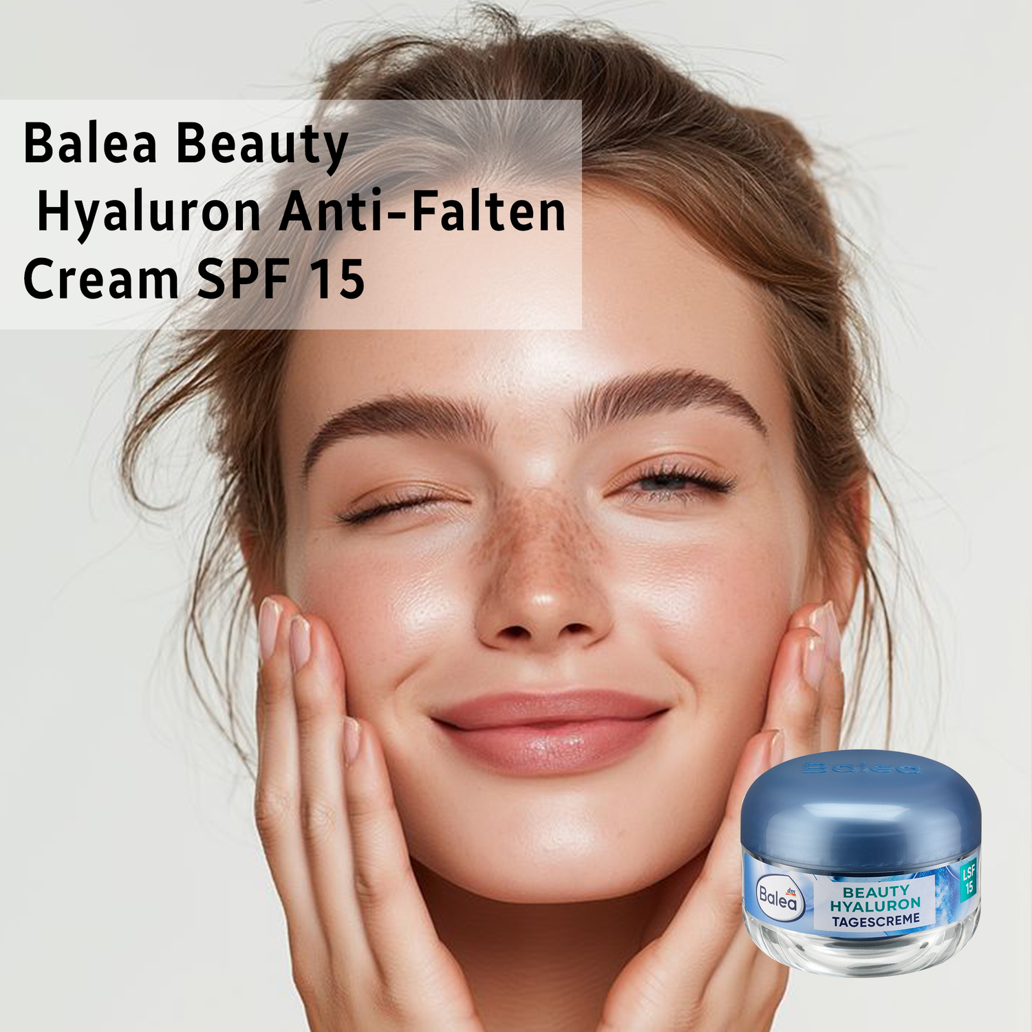 Anti-Wrinkle Beauty Hyaluron Face Cream SPF 15 – Balea – With 7x Hyaluronic Acid & Vitamin E (50 ml)