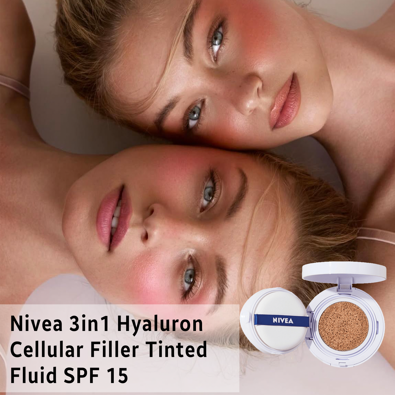 3in1 Hyaluron Cellular Filler Tinted Face Fluid (Medium) SPF 15 – NIVEA – Anti-Age & Hydrating Care (15 g)