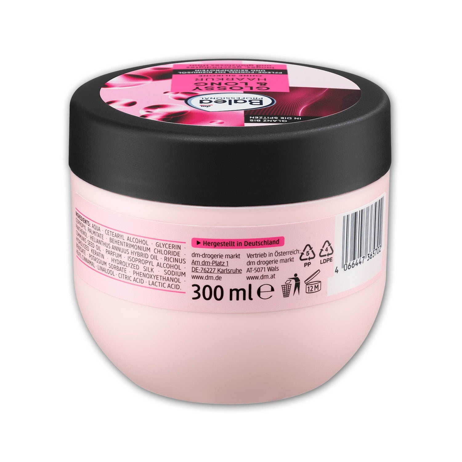 Glossy & Long Hair Mask – Balea PROFESSIONAL, 300 ml