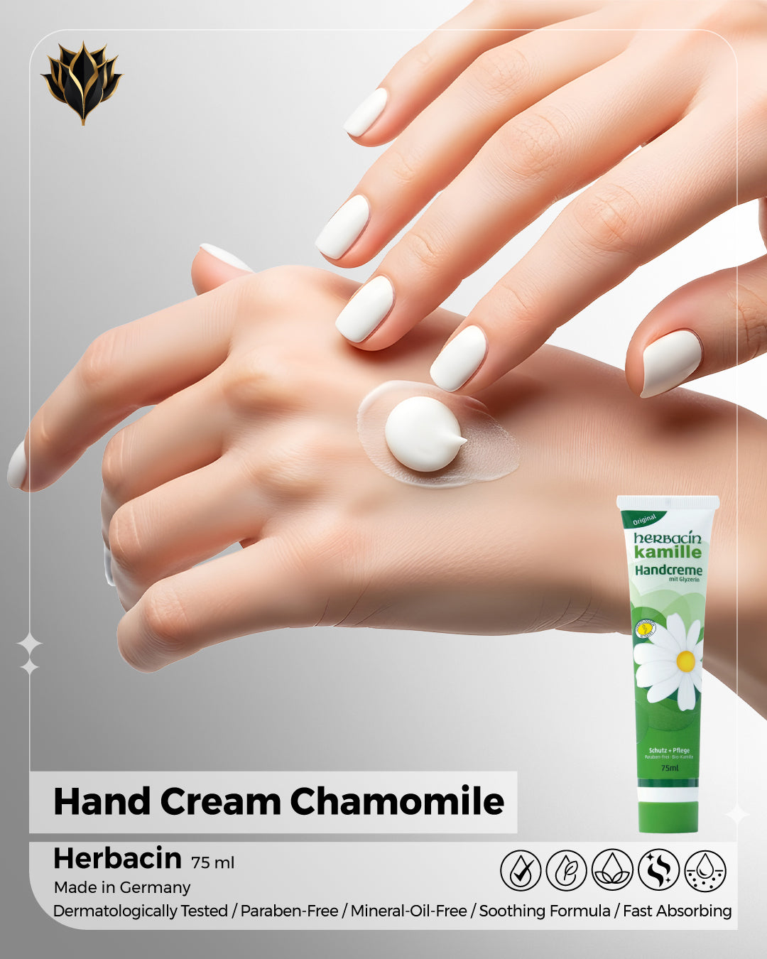 Hand Cream Chamomile – Herbacin, 75 ml