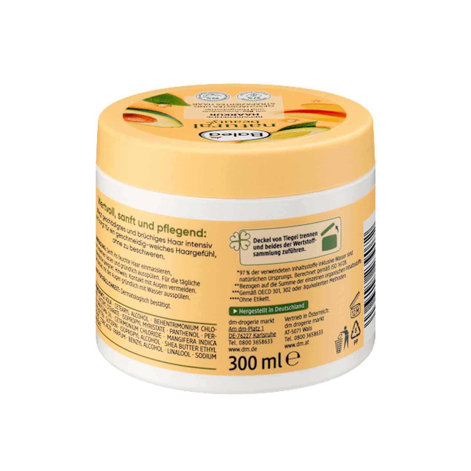 Balea Natural Beauty Repair Hair Mask – Nourishment & Repair (200 ml)