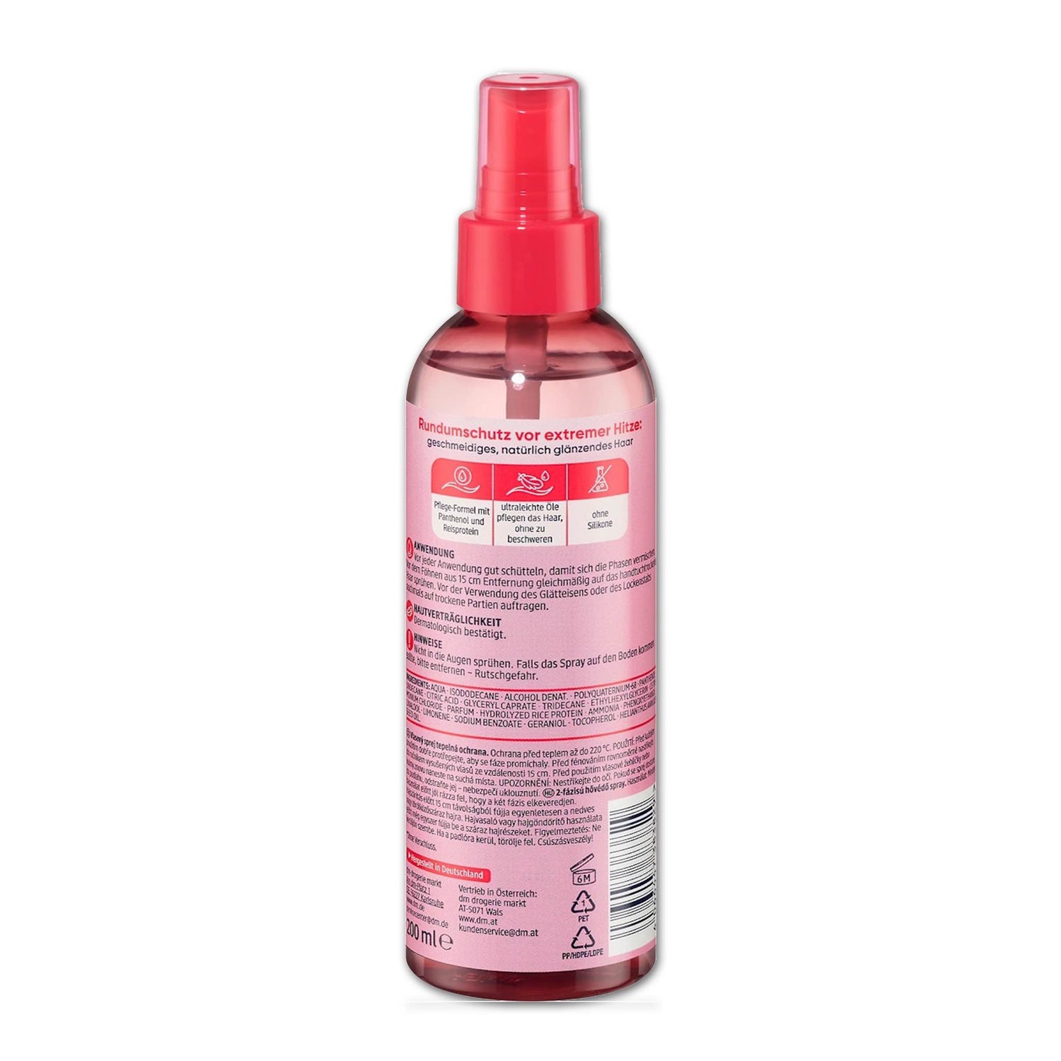 2-Phase Heat Protection Spray – Balea, 200 ml