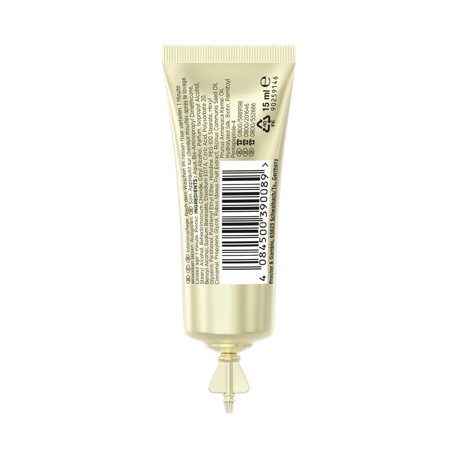 Pantene Pro-V Serum Shot with Collagen Peptides – 1-Minute Repair Hair Treatment – 1 Ampoule