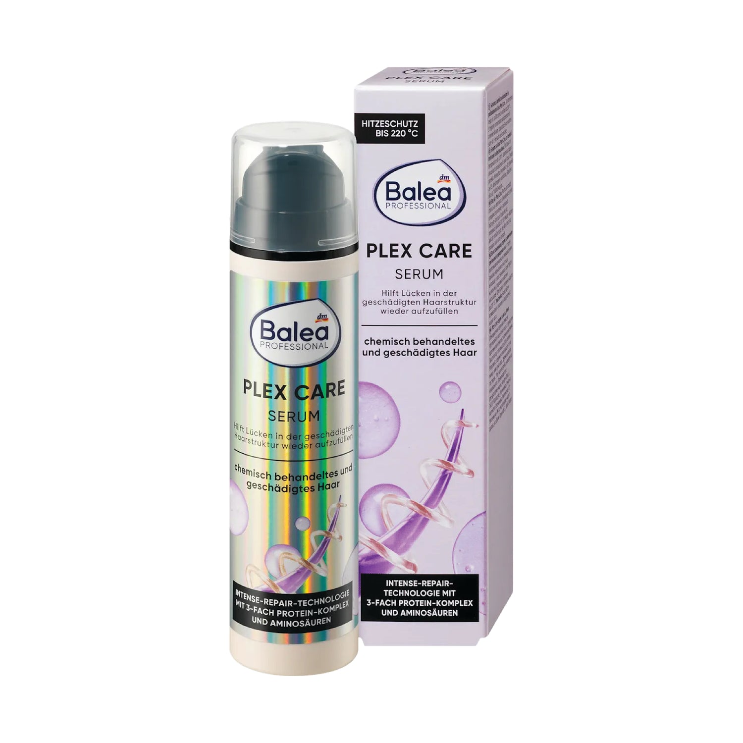 Balea Professional Plex Care Hair Serum – Heat Protection & Repair Care – 50 ml