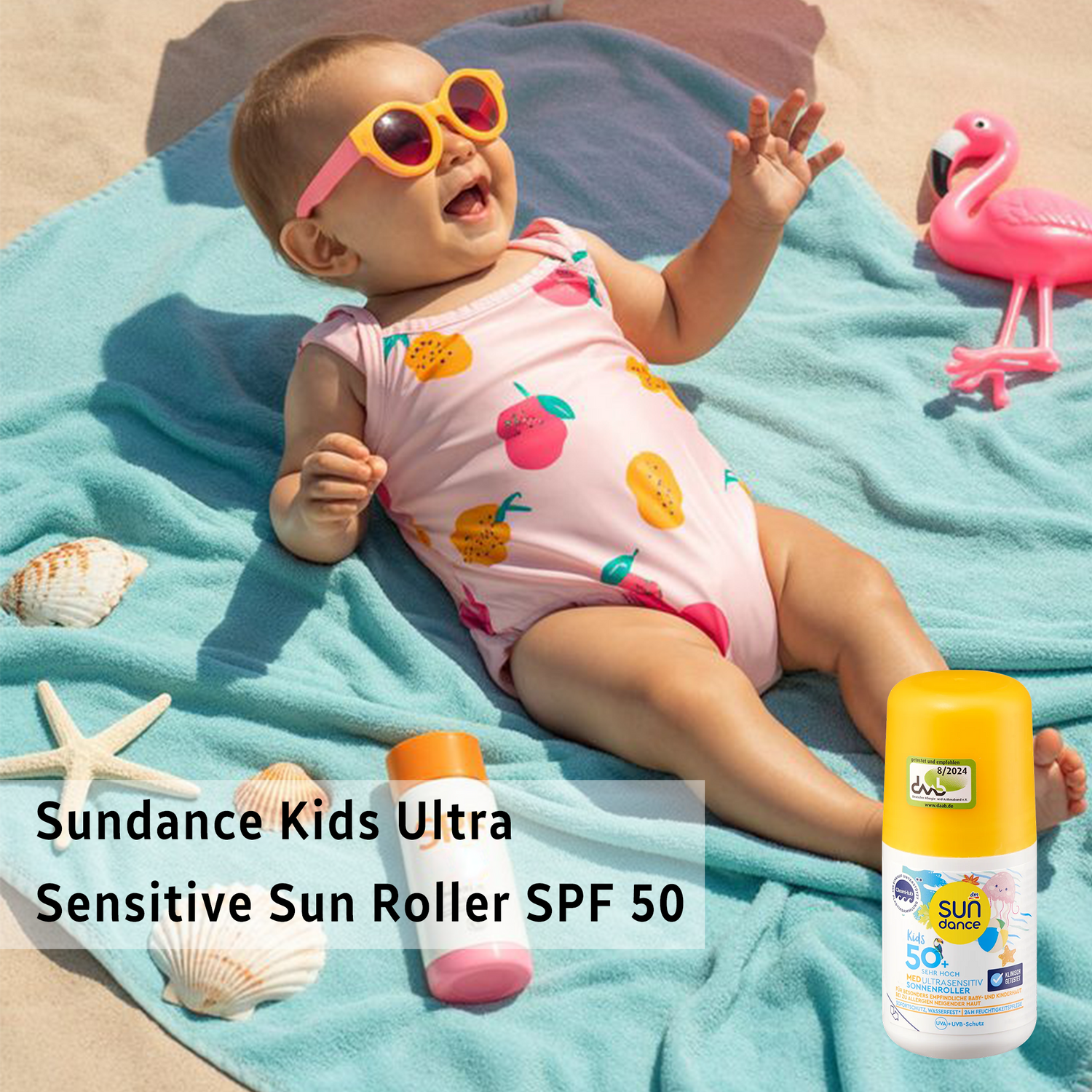 SUNDANCE Kids MED Ultra Sensitive Sun Roller SPF 50+, 100 ml