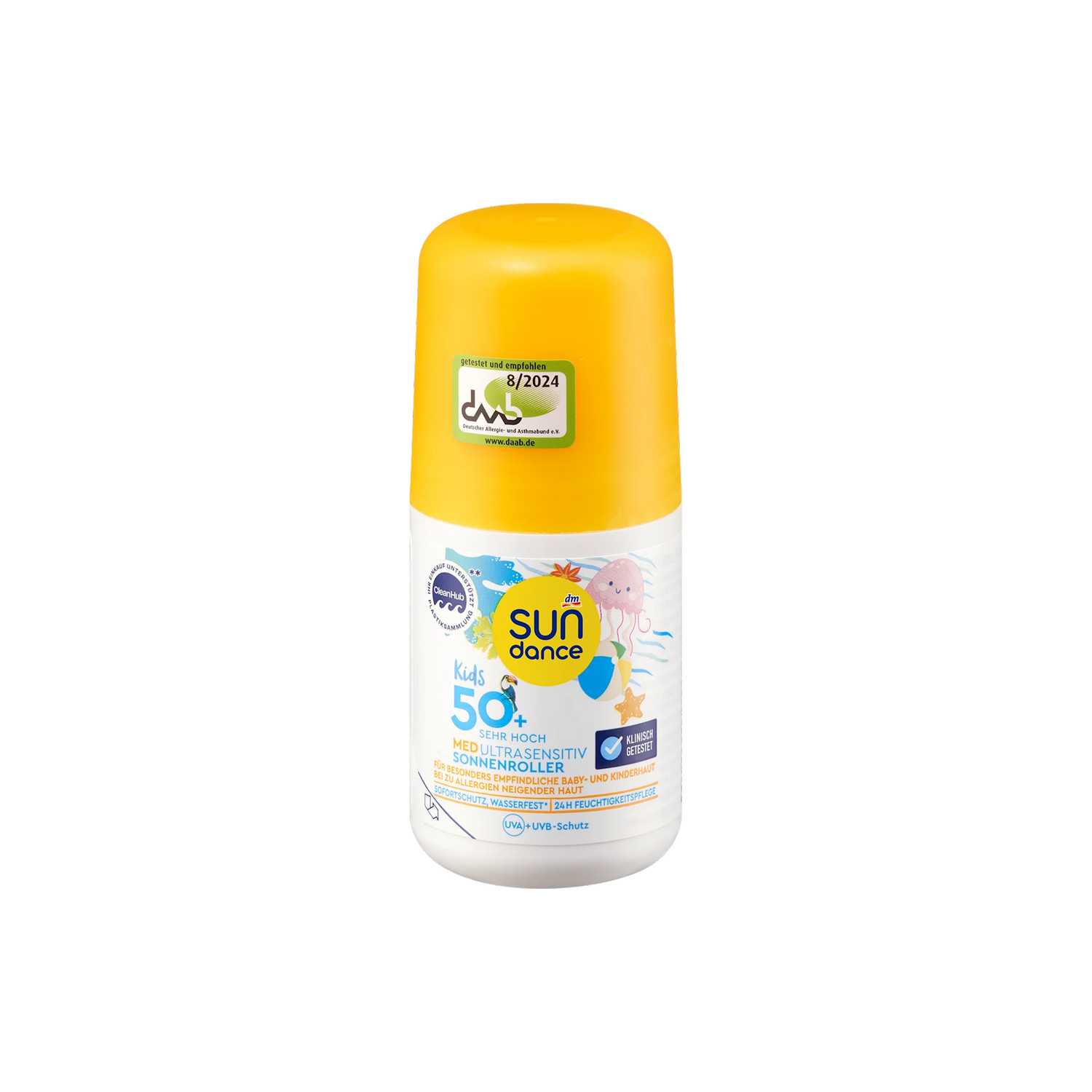SUNDANCE Kids MED Ultra Sensitive Sun Roller SPF 50+ – Children’s Sunscreen Roll-On – 100 ml