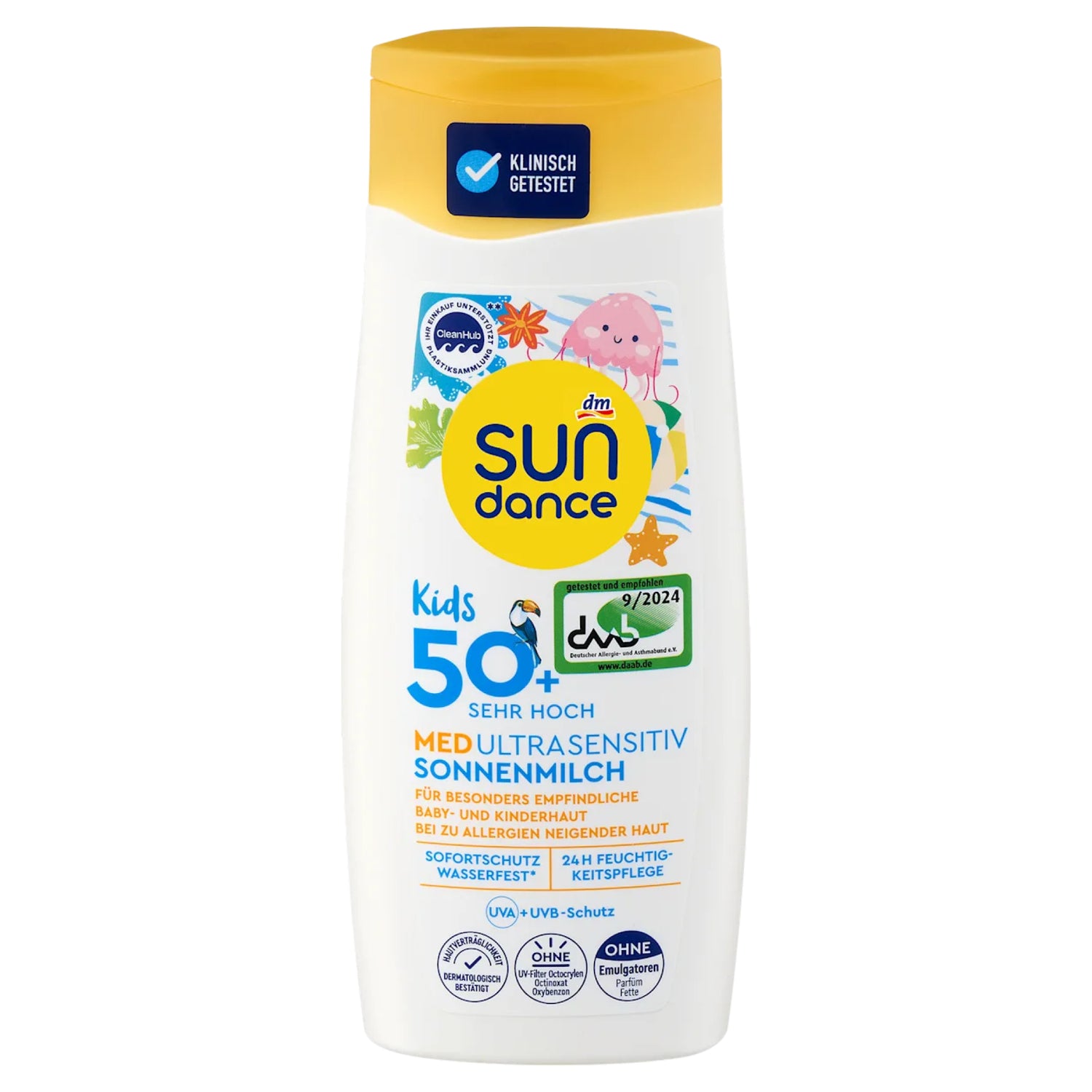 SUNDANCE Kids MED Ultra Sensitive Sun Lotion SPF 50+ – Baby & Child Sun Protection – 200 ml