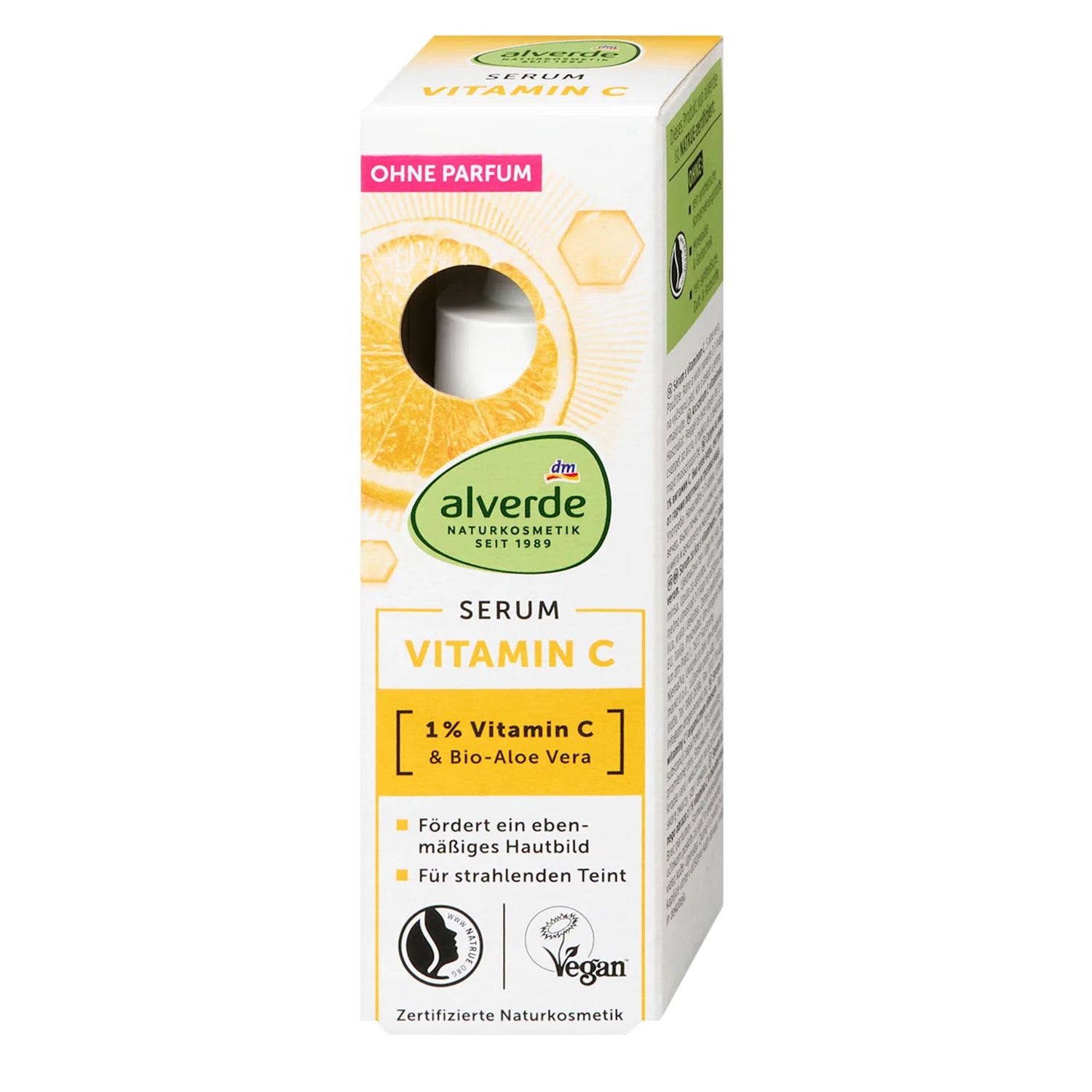 alverde NATURKOSMETIK Vitamin C Serum – Glow Effect – 30 ml