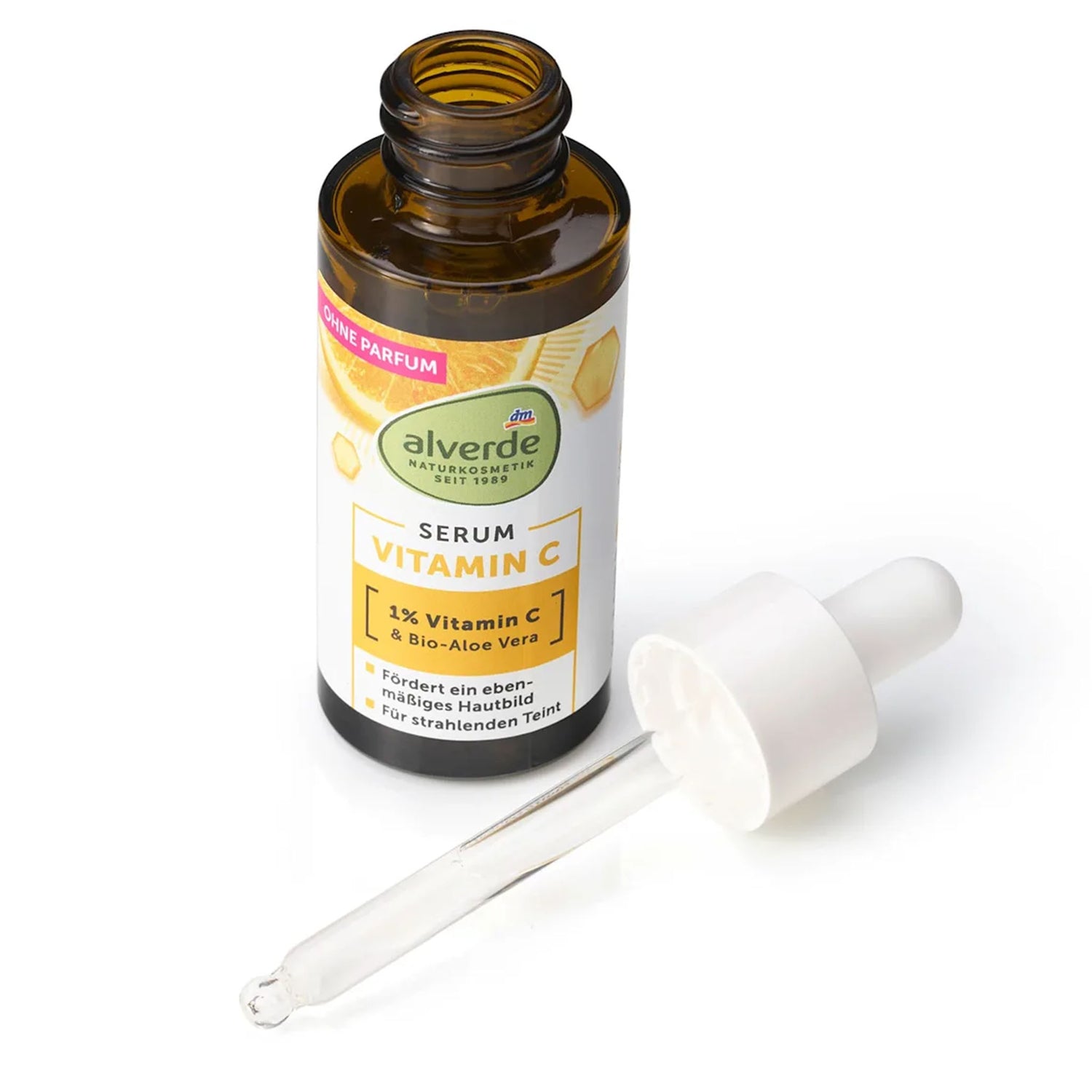 alverde NATURKOSMETIK Vitamin C Serum – Glow Effect – 30 ml