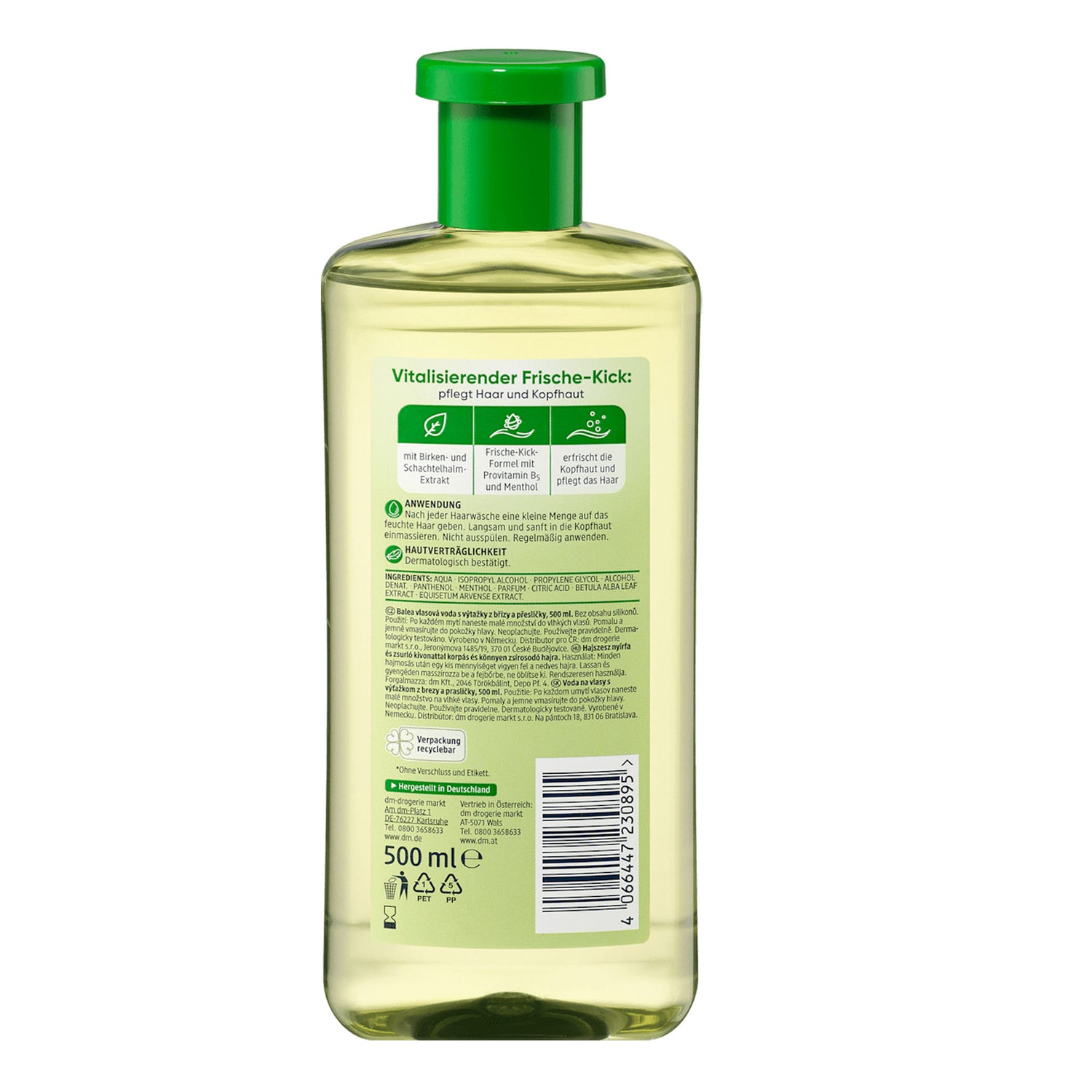 Balea Birch Hair Tonic – Scalp Care – 500 ml (Pack of 4)