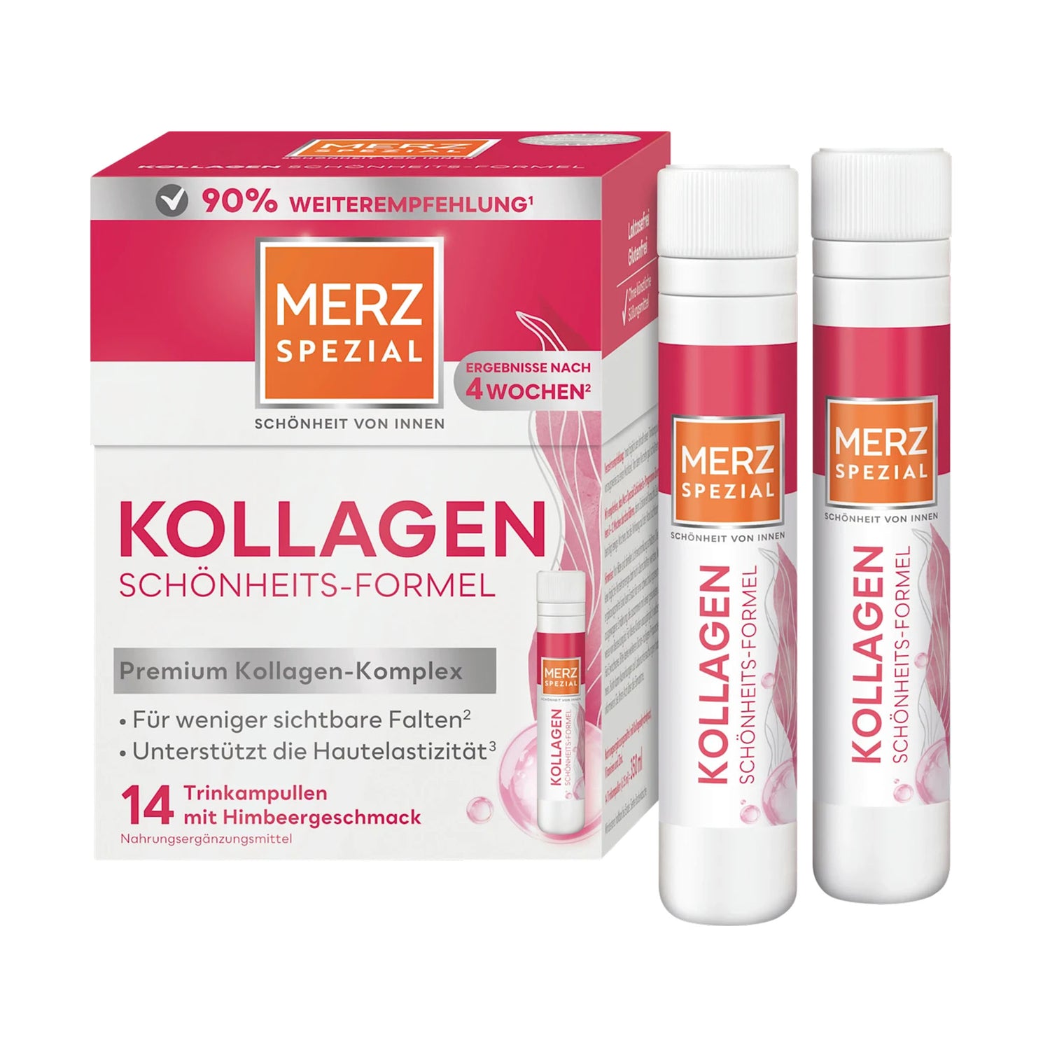 Merz Spezial Collagen Beauty Formula Drink Ampoules – Daily Skin Support – 14 pcs (350 ml)