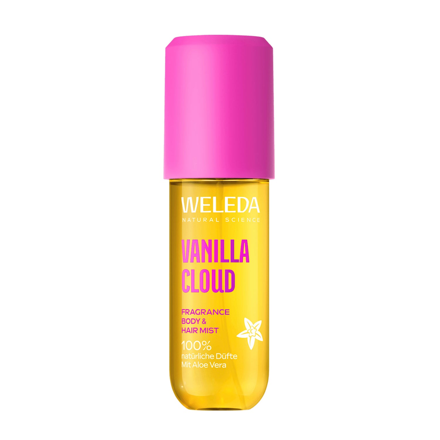 WELEDA Body Mist Vanilla Cloud – Refreshing Body & Hair Spray – 95 ml