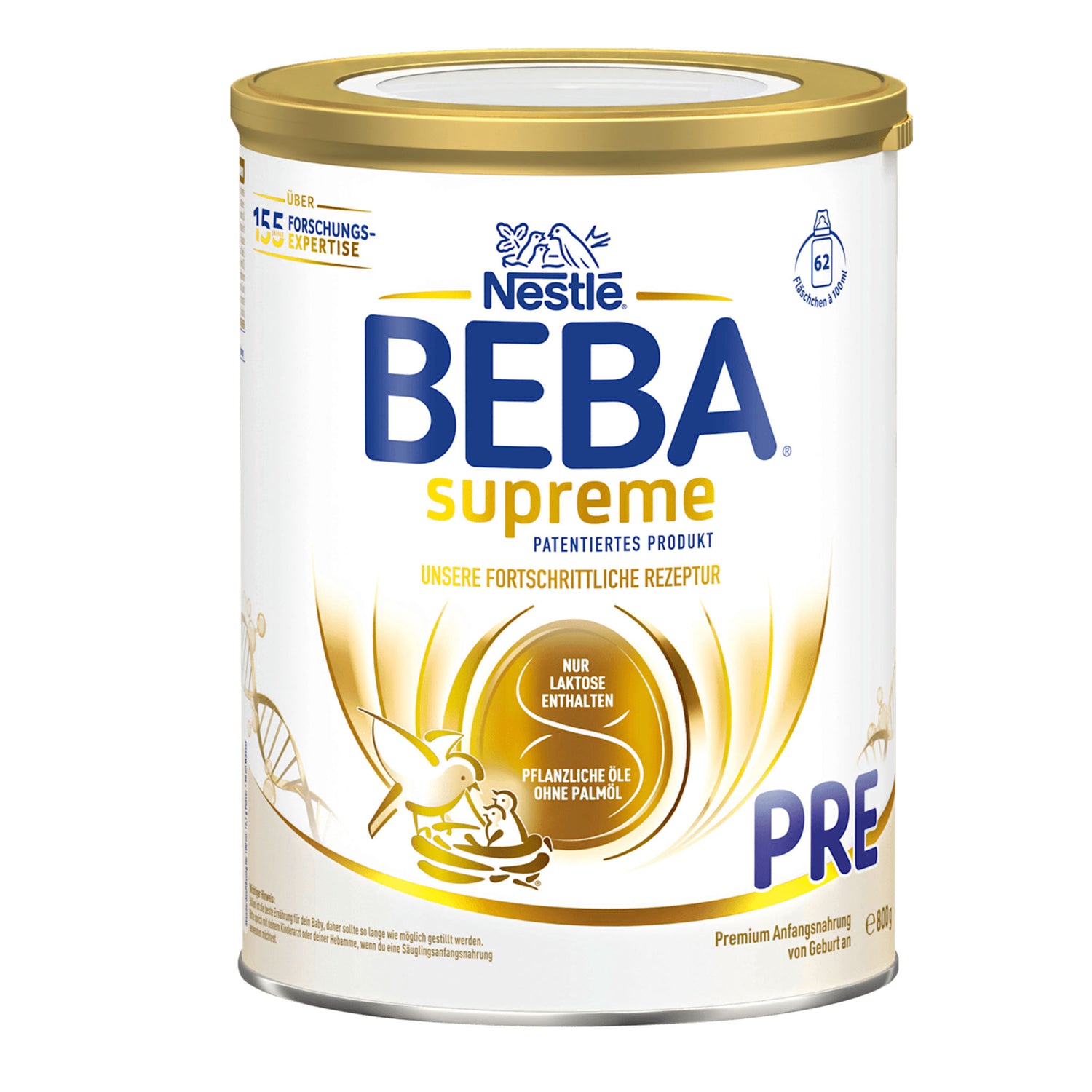 Nestlé BEBA Supreme PRE Infant Formula – Triple Pack From Birth – 3 × 800 g