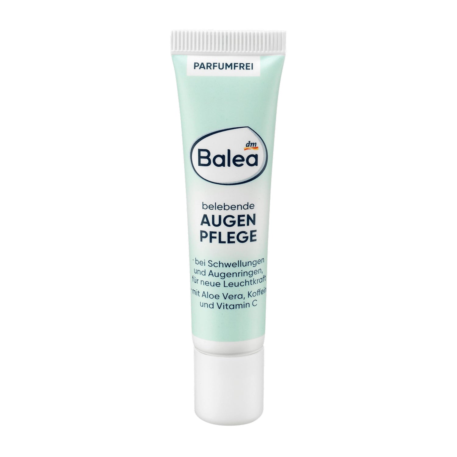 Balea Revitalizing Eye Cream – Caffeine, Vitamin C & 10% Aloe Vera – 15 ml