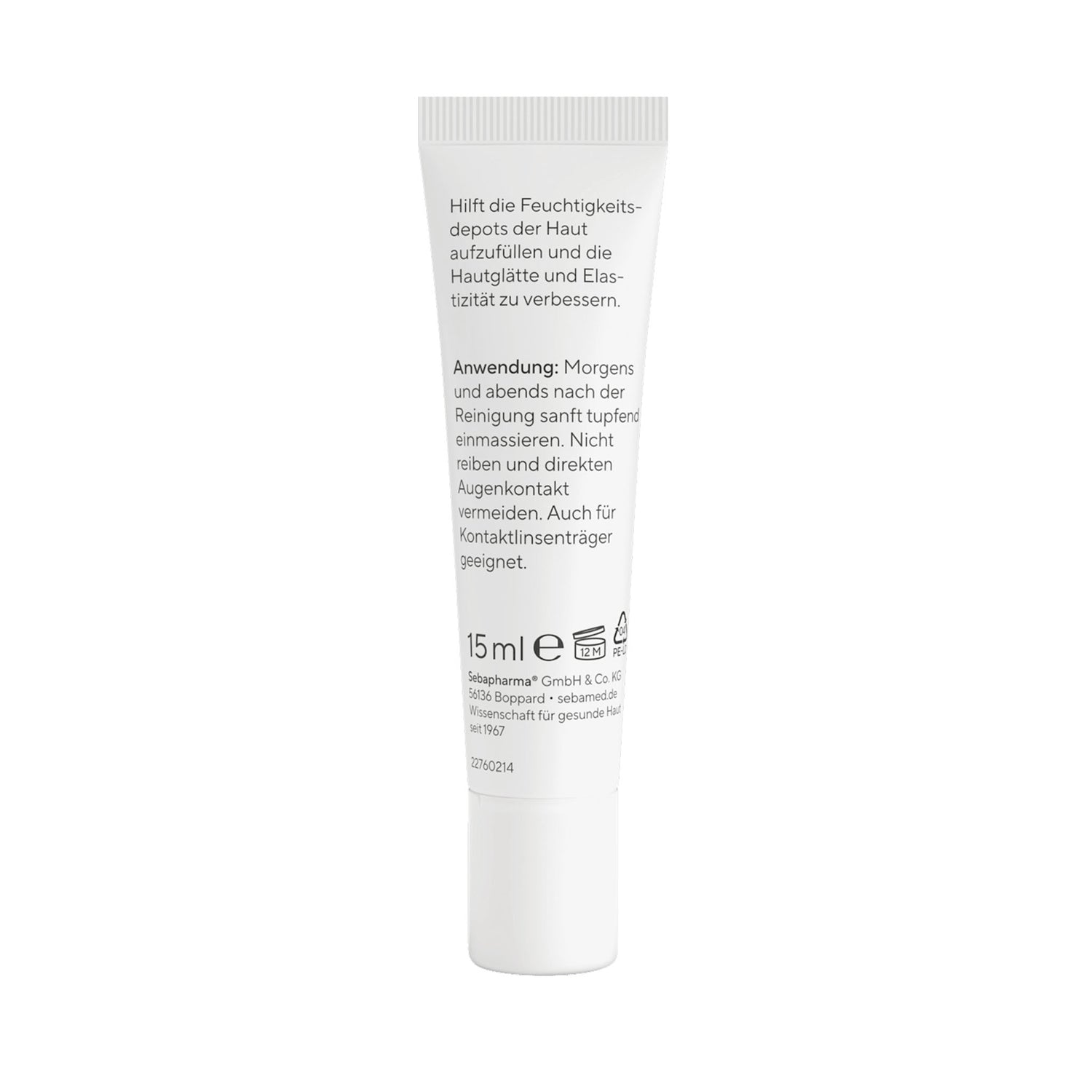 sebamed Anti-Aging Q10 Eye Cream – Hyaluronic Acid, Phyto-Peptides & Nourishing Oils – 15 ml
