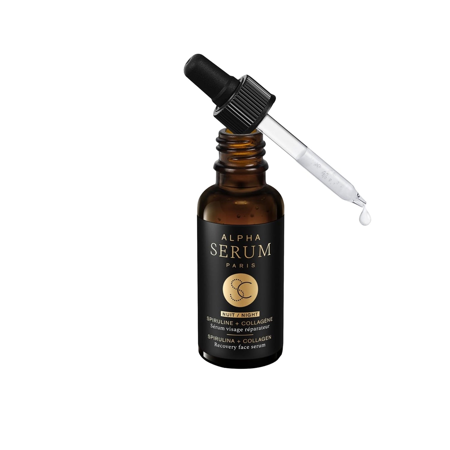 Alpha Serum Hydrating Facial Serum – Marine Collagen, Hyaluronic Acid & Algae Extracts – 30 ml