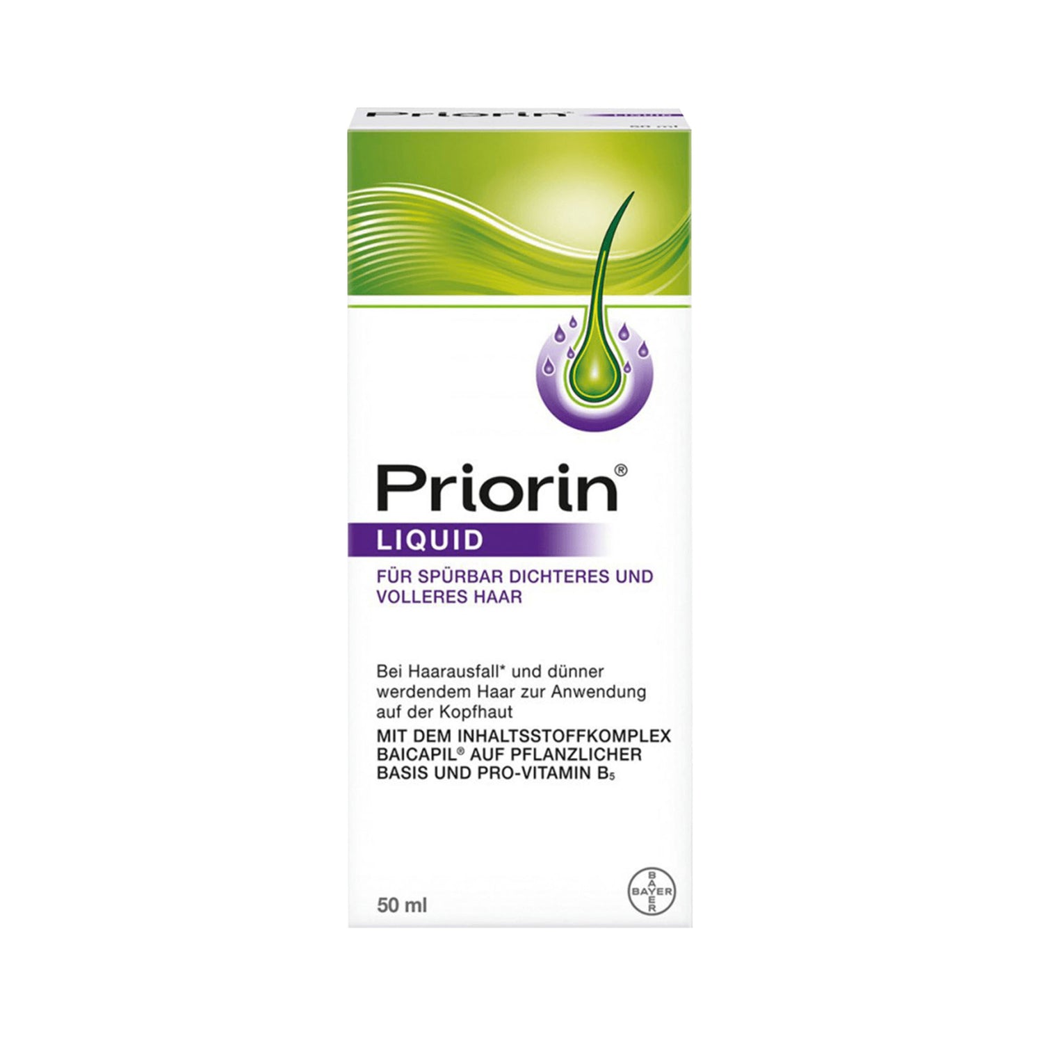 Priorin Liquid Leave-In Scalp Spray with Baicapil® & Pro-Vitamin B5 – 50 ml