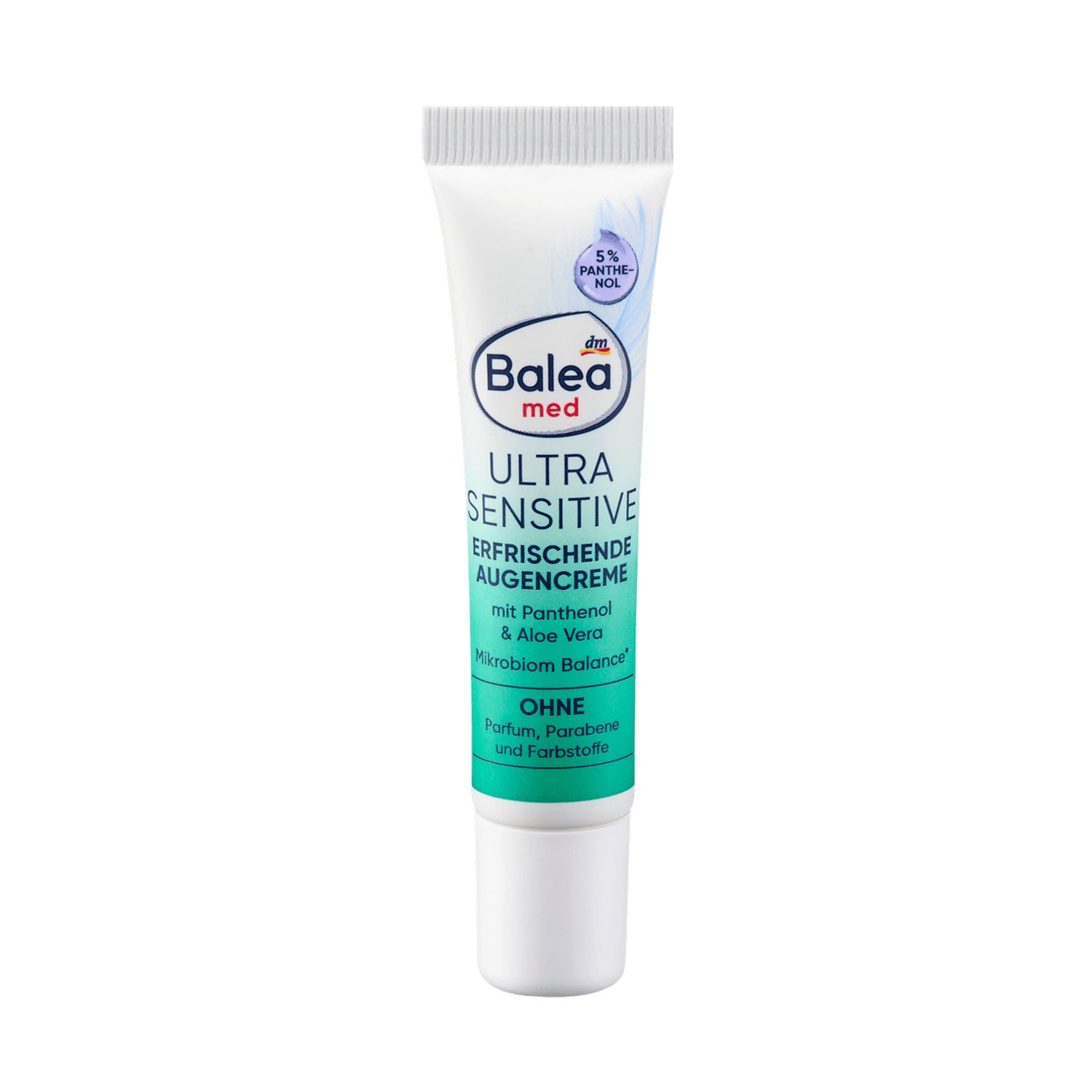 Balea med Ultra Sensitive Refreshing Eye Cream with 5% Panthenol & Aloe Vera – 15 ml