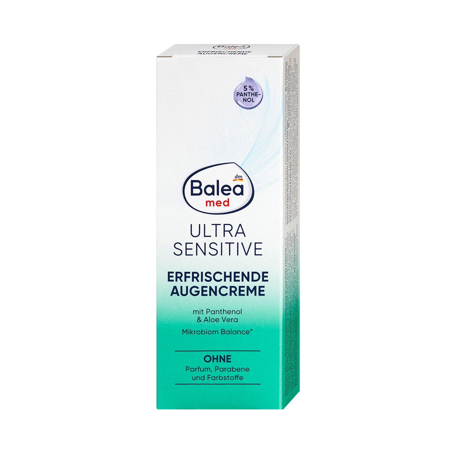 Balea med Ultra Sensitive Refreshing Eye Cream with 5% Panthenol & Aloe Vera – 15 ml