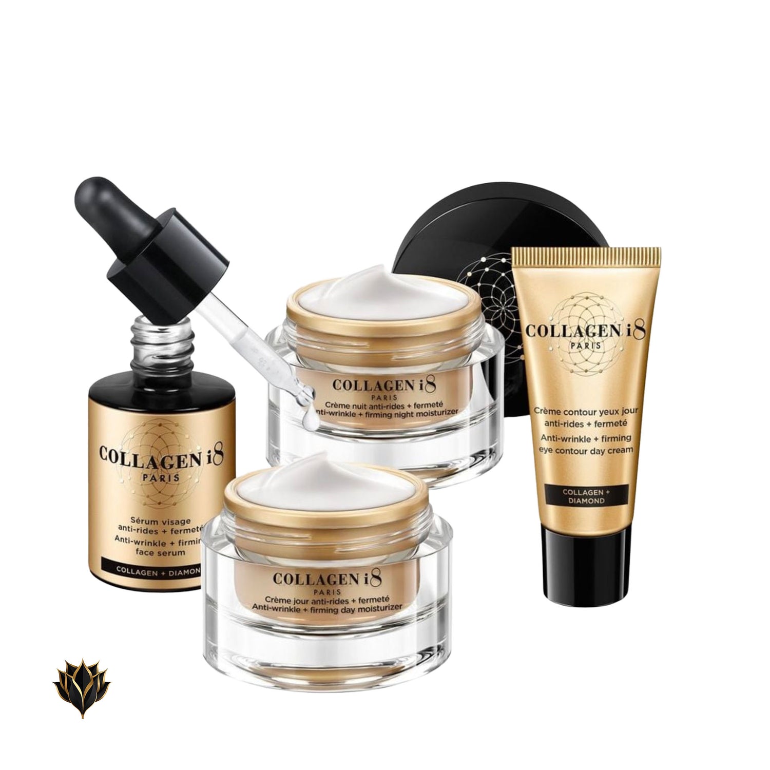 Collagen i8 Anti-Wrinkle & Firming Facial Care Set – 4 Pieces, 145 ml