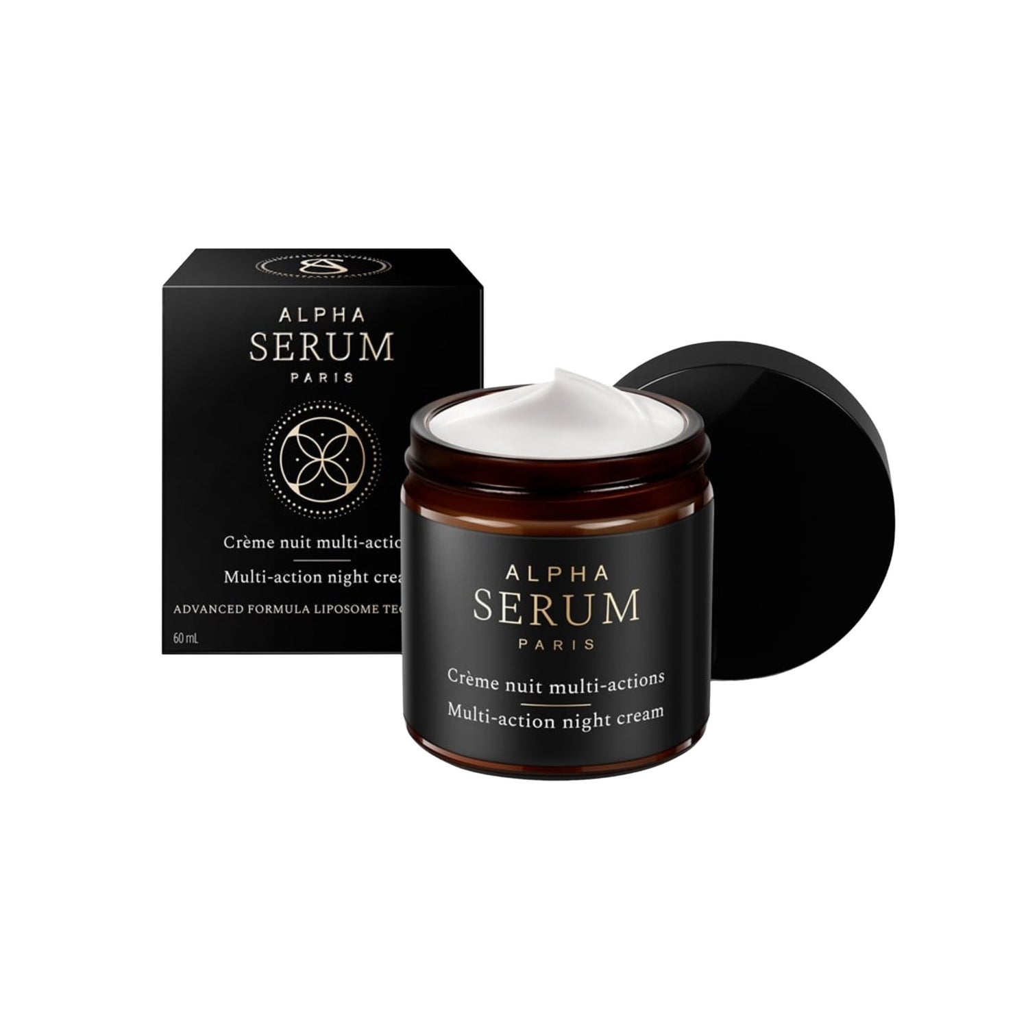Alphasérum Multi-Action Night Cream with Hyaluronic Acid & Collagen – 60 ml