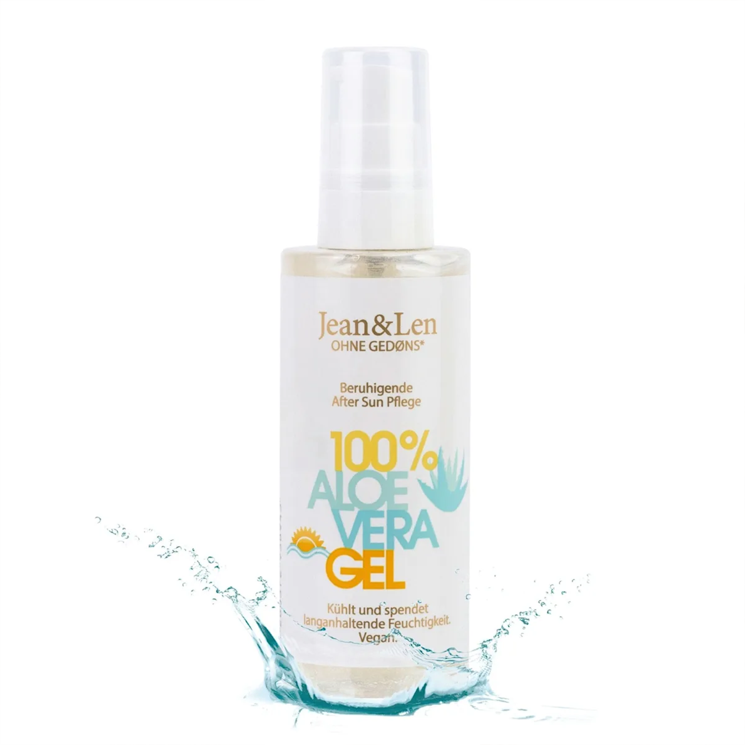 After Sun Aloe Vera Gel – Jean&Len – Cooling & Hydrating Vegan Care (100 ml)